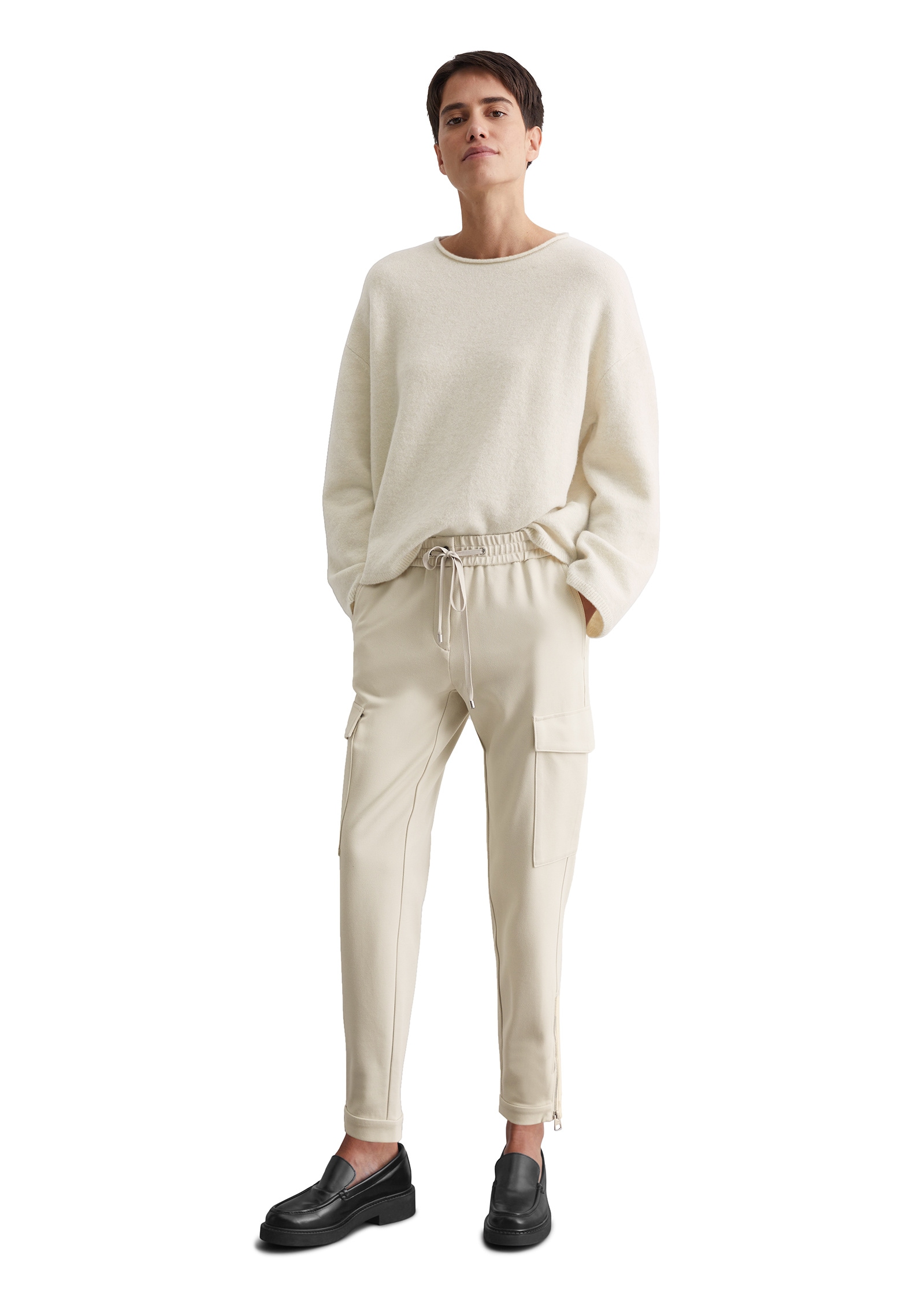 Marc O'Polo Chinohose »aus kompaktem Jersey-Twill«