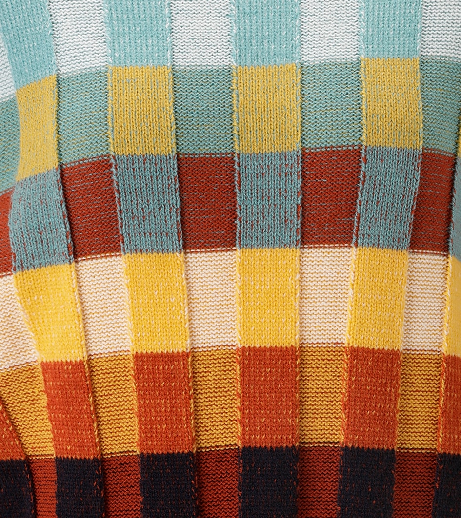 Aniston SELECTED Strickpullover, mit mehrfarbig strukturierten Karomuster - NEUE KOLLEKTION