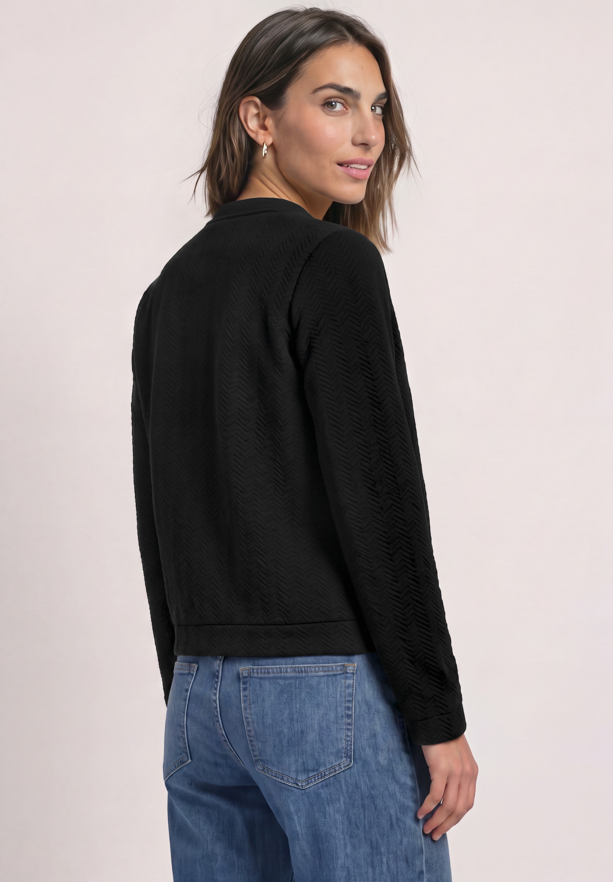 STREET ONE Kurzjacke ohne Kapuze mit Struktur