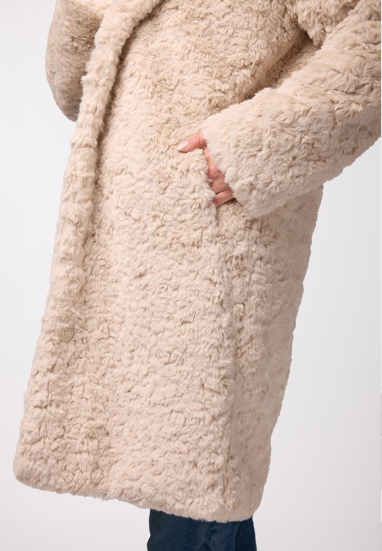 SURI FREY Fellimitatmantel »Fellmantel SFY Freyday«