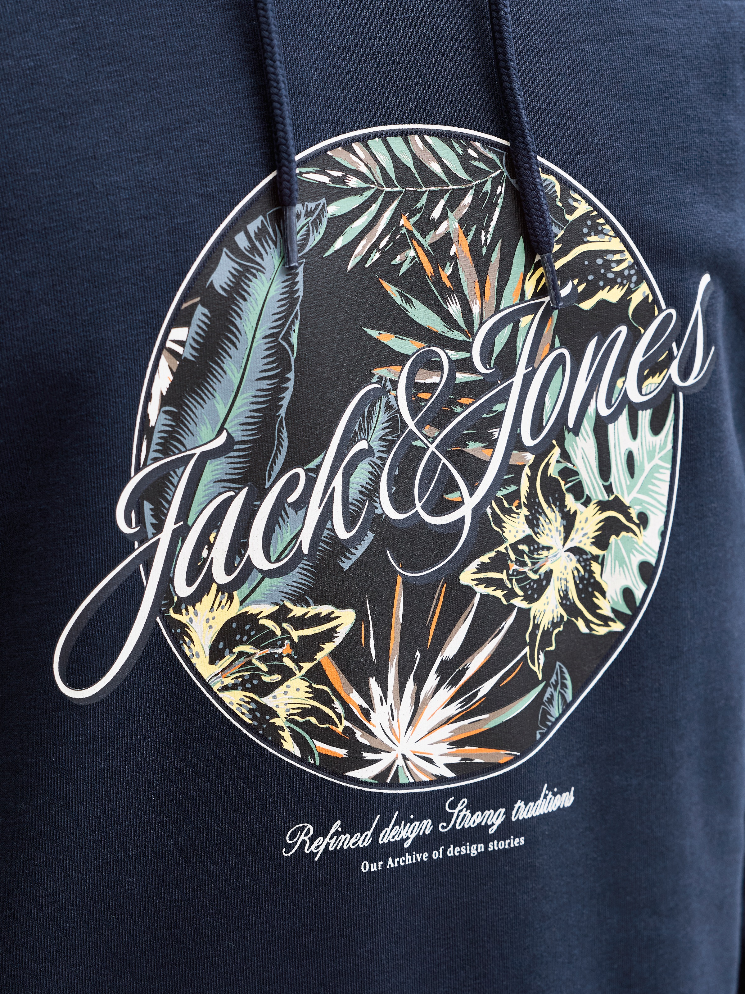 Jack & Jones Kapuzensweatshirt »JJHONOLULU SHAPE SWEAT HOOD«, Baumwollmischung, regular fit
