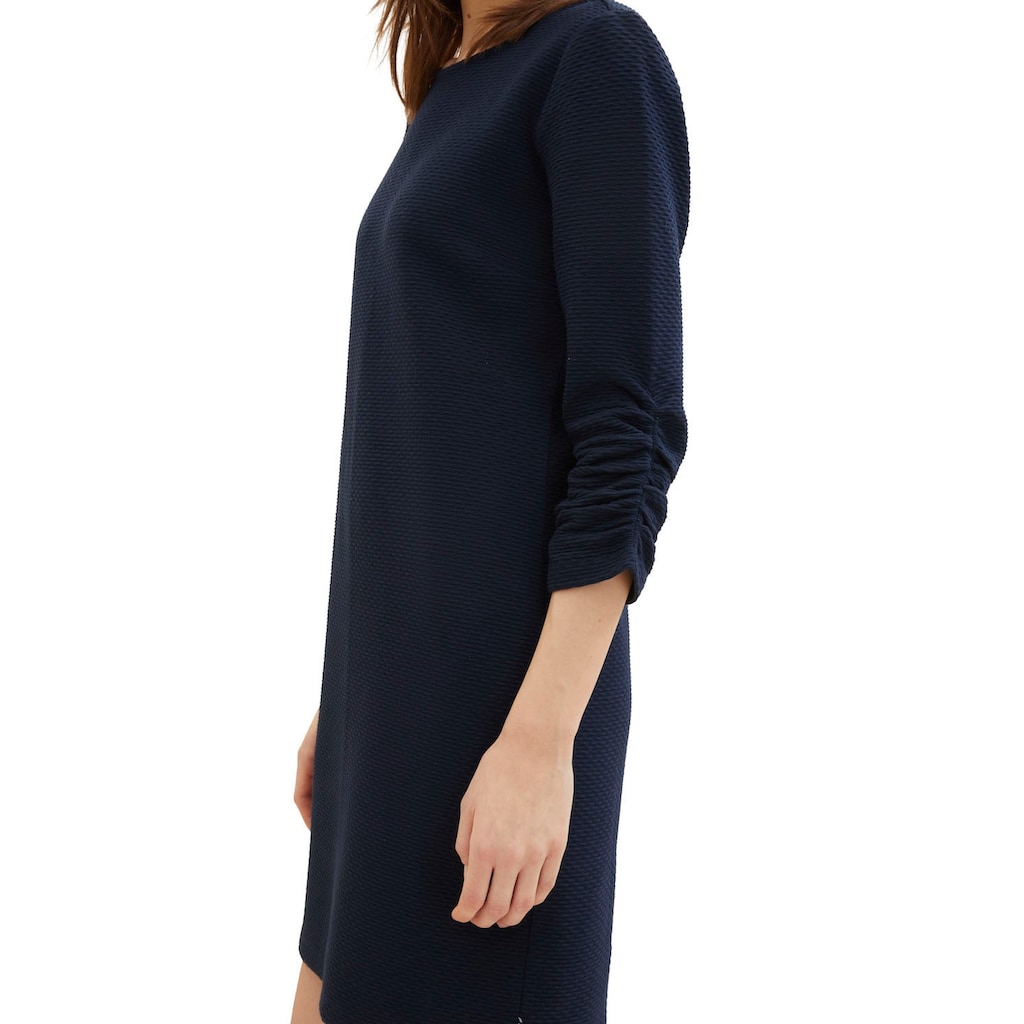 TOM TAILOR Denim Jerseykleid, mit Stepp-Design