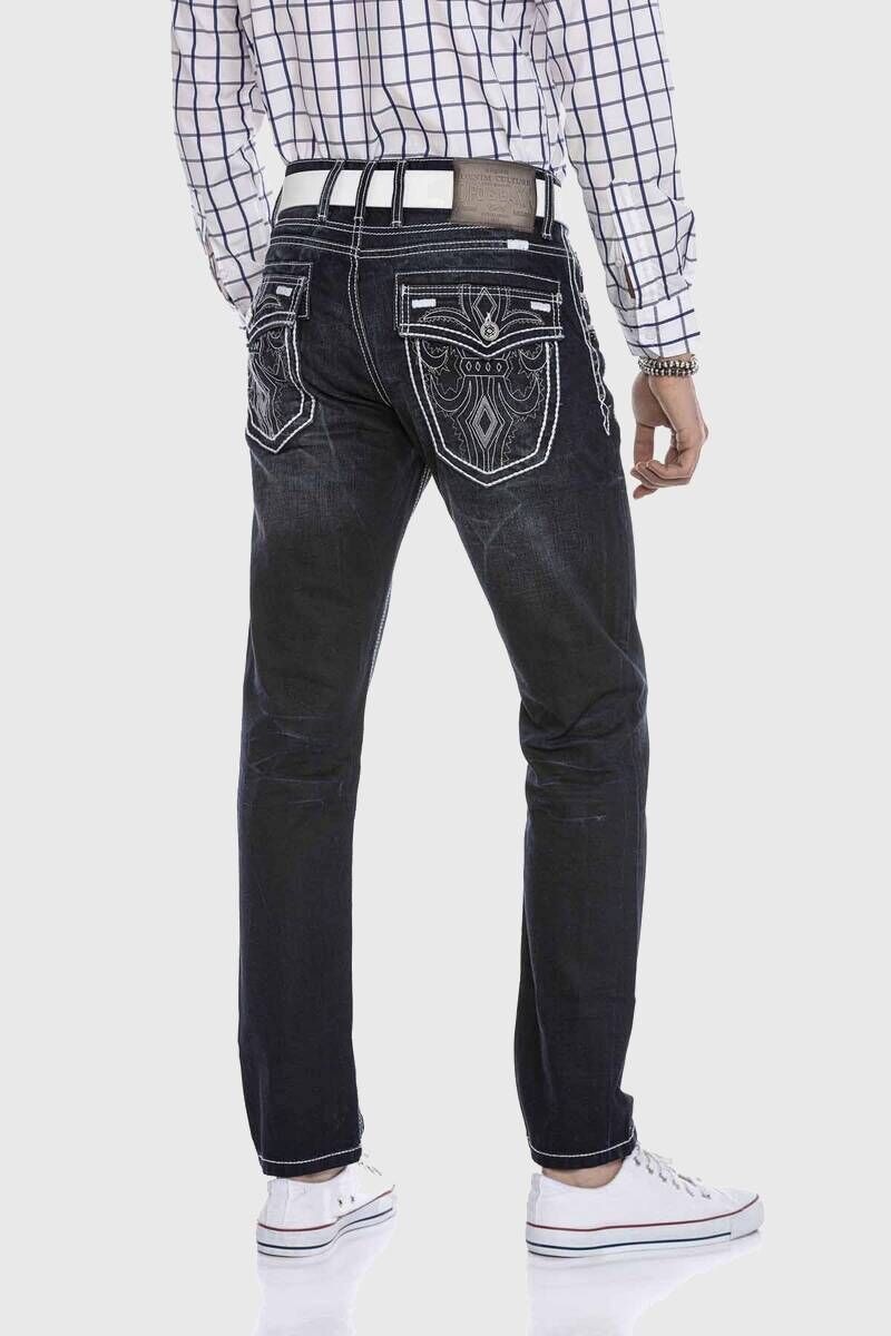 Cipo & Baxx Regular-fit-Jeans »Jeans«, mit Kontrastnähten