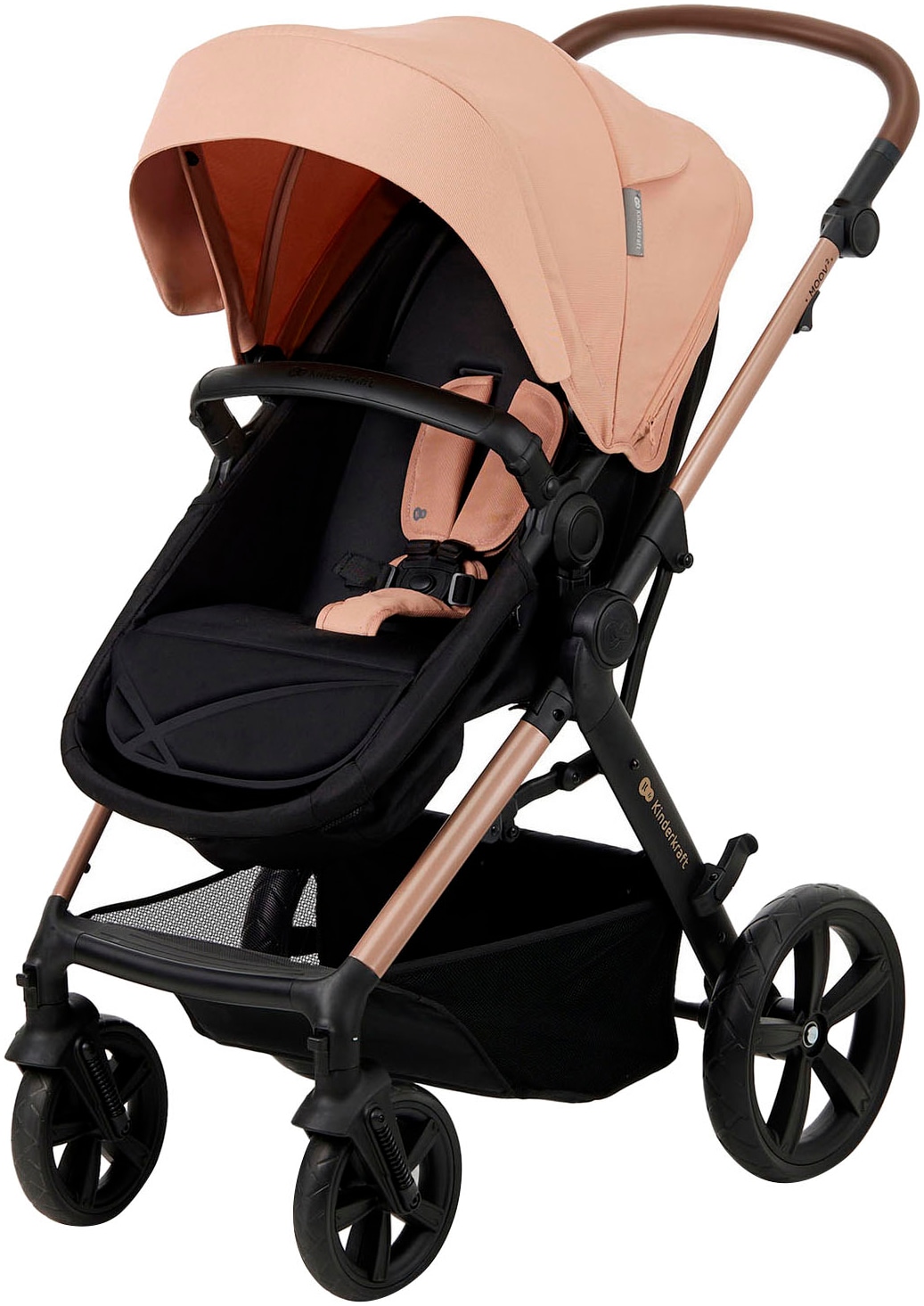 Kinderkraft Kombi-Kinderwagen »MOOV 2 4in1 EVA«, 27 kg, mit EVA-Rädern