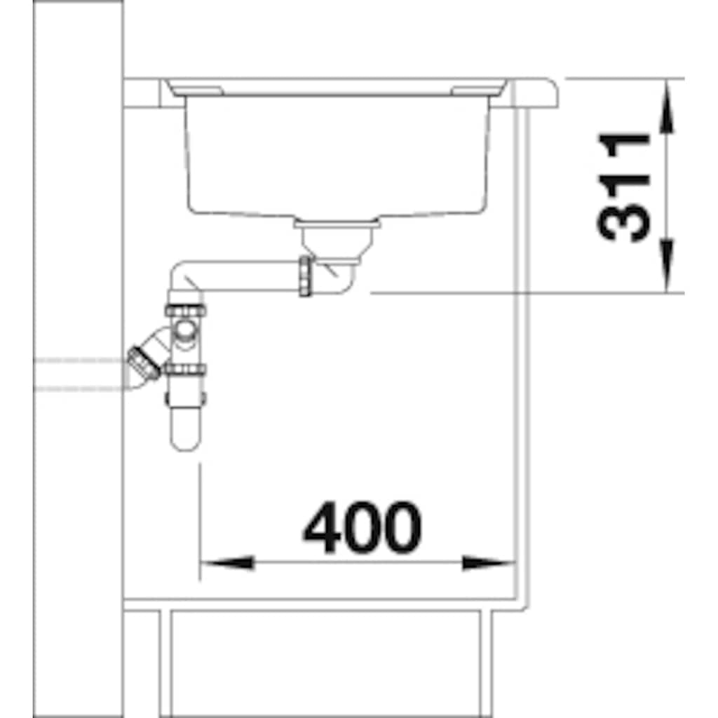 Blanco Küchenspüle »AXIS III 45 S-IF«