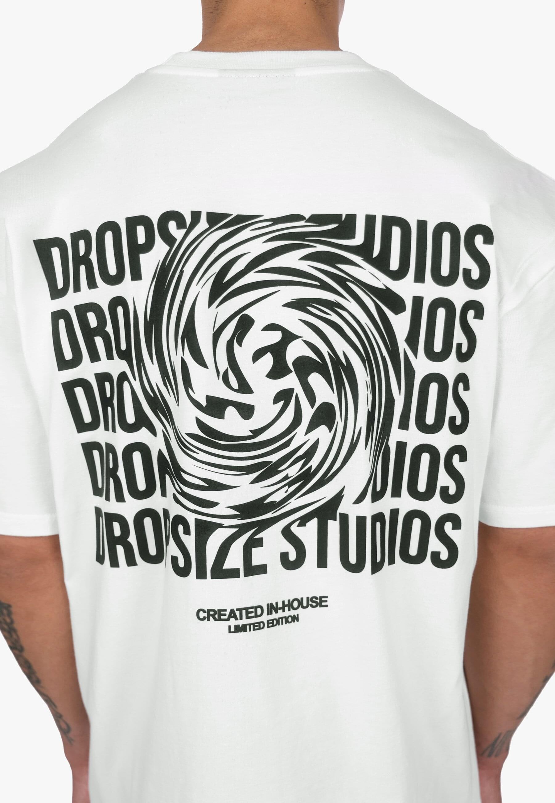 Dropsize T-Shirt »Dropsize HEAVY OVERSIZE DROPSIZE STUDIOS SWIRL T-SHIRT«, (1 tlg.)