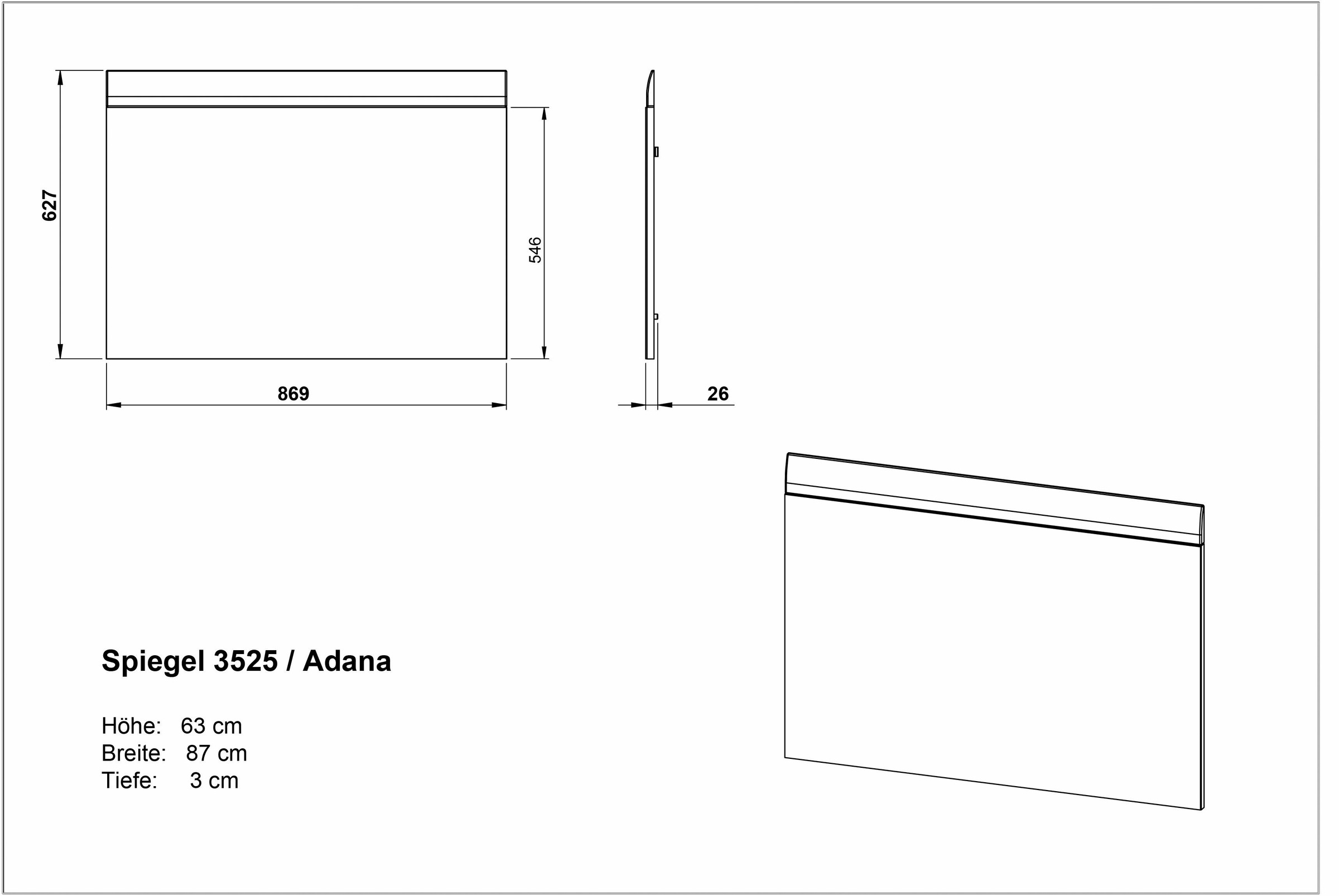 GERMANIA Spiegel »Adana«