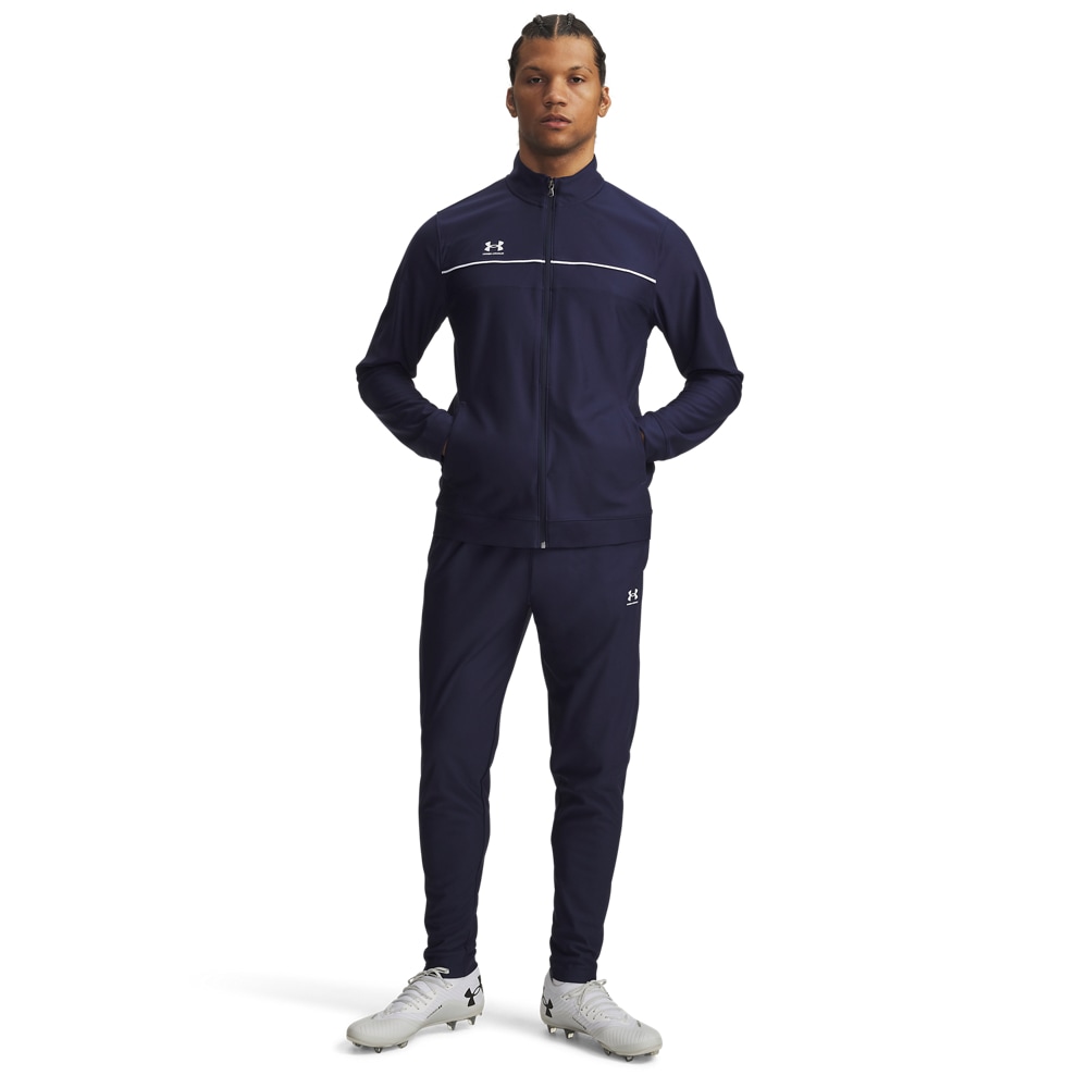 UNDER ARMOUR Herren Trainingsanzug "UA M CHALLENGER TRACKSUIT"midnight navy,, weiß, Gr. XXL, Obermaterial: 100% Polyester, Sportanzüge