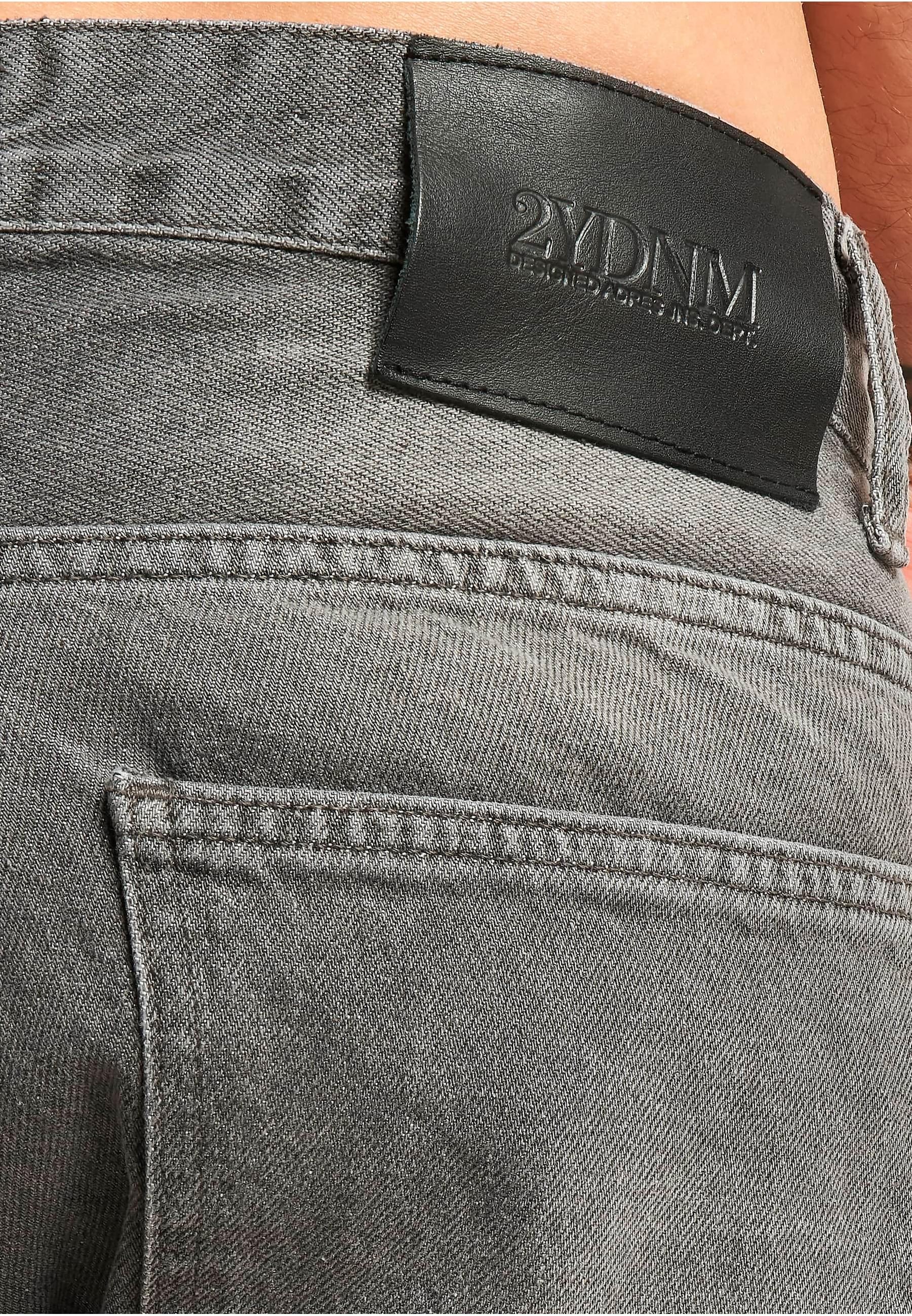 2Y Studios Stoffhose »2Y Studios Herren 2Y Basic Slim Fit Denim Shorts«, (1 tlg.)