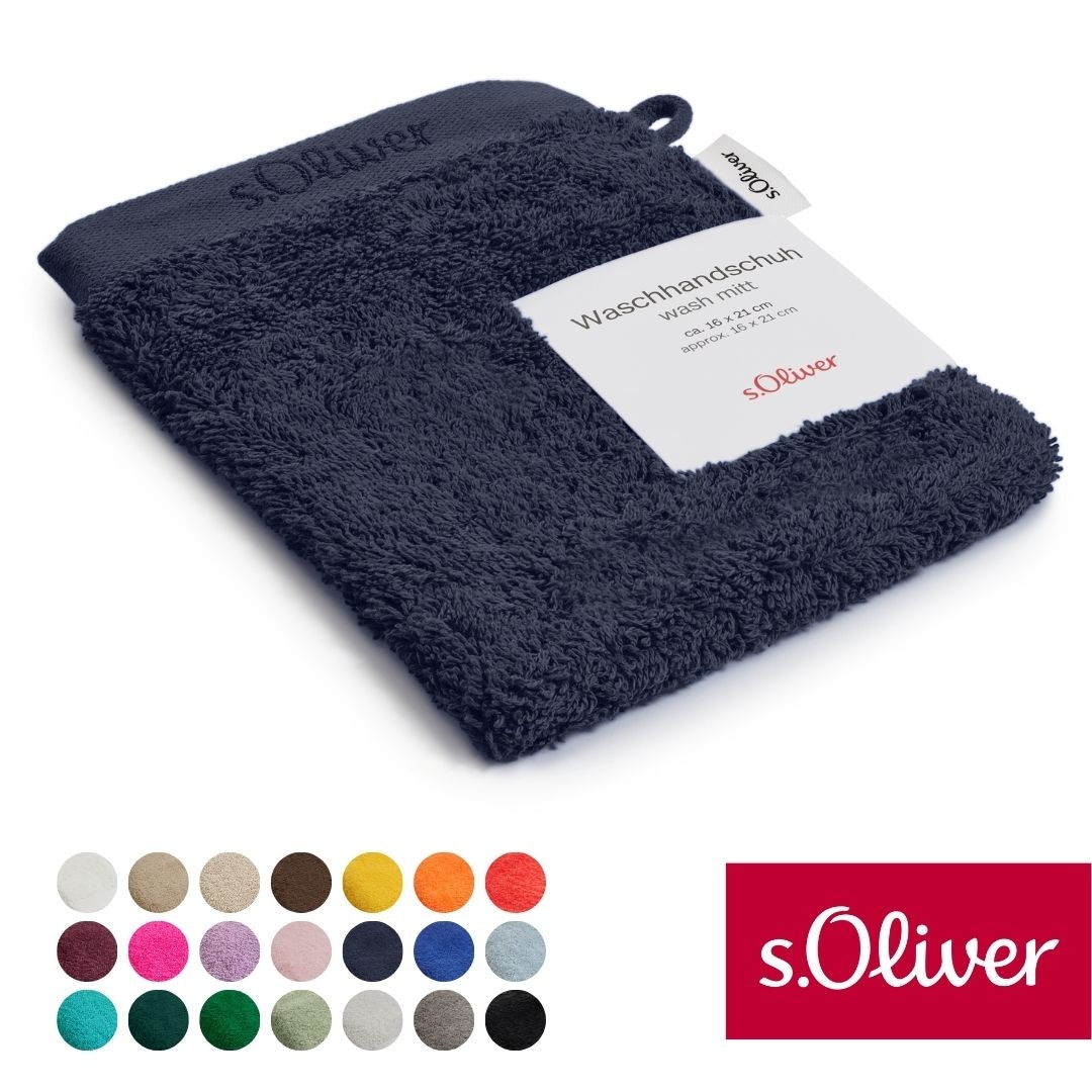 s.Oliver Waschhandschuh "s.Oliver, Premium Qualität, 600 gr/m², auch als Se günstig online kaufen