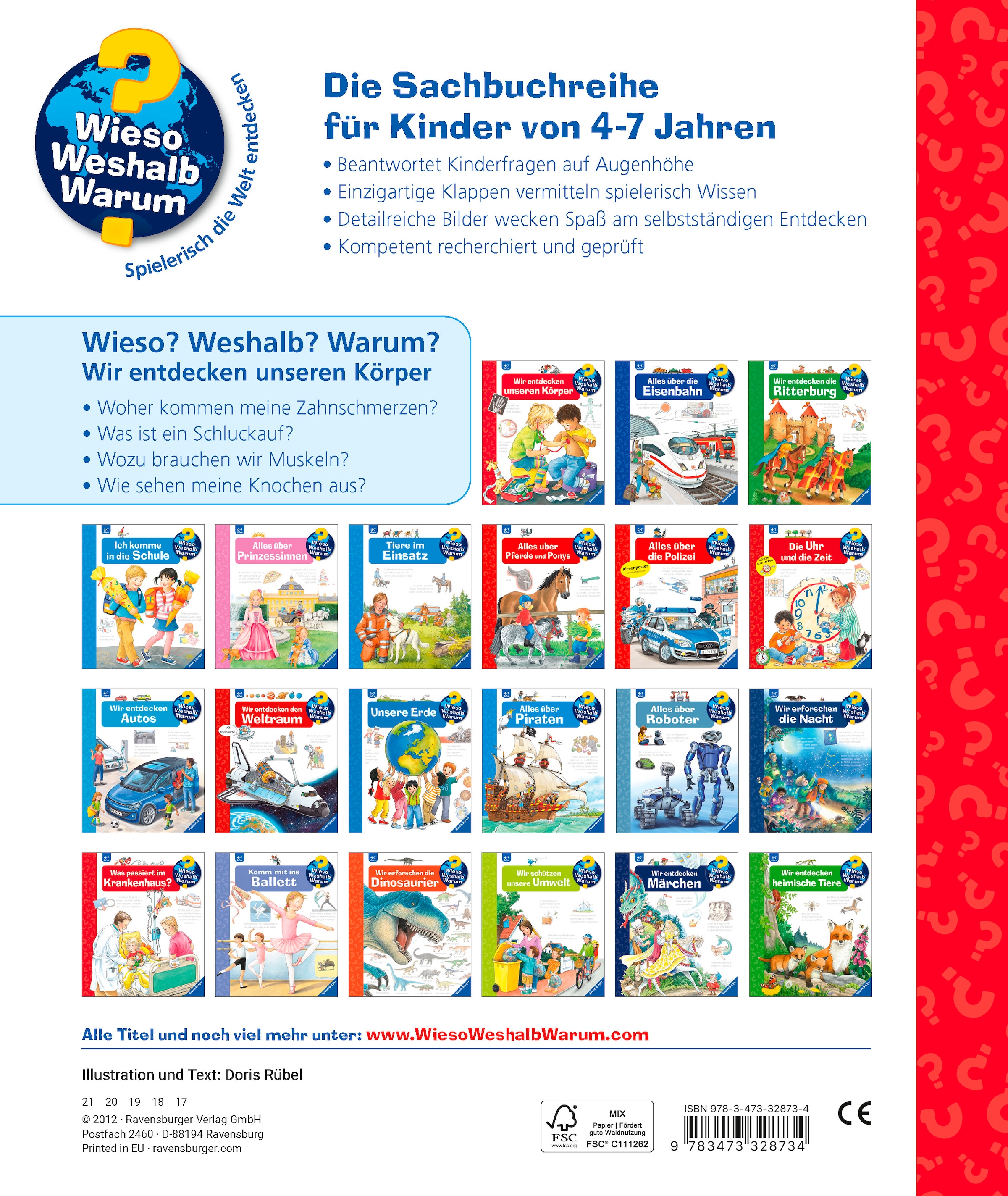 Ravensburger Buch »Wieso? Weshalb? Warum?, Band 1: Wir entdecken unseren Körper«