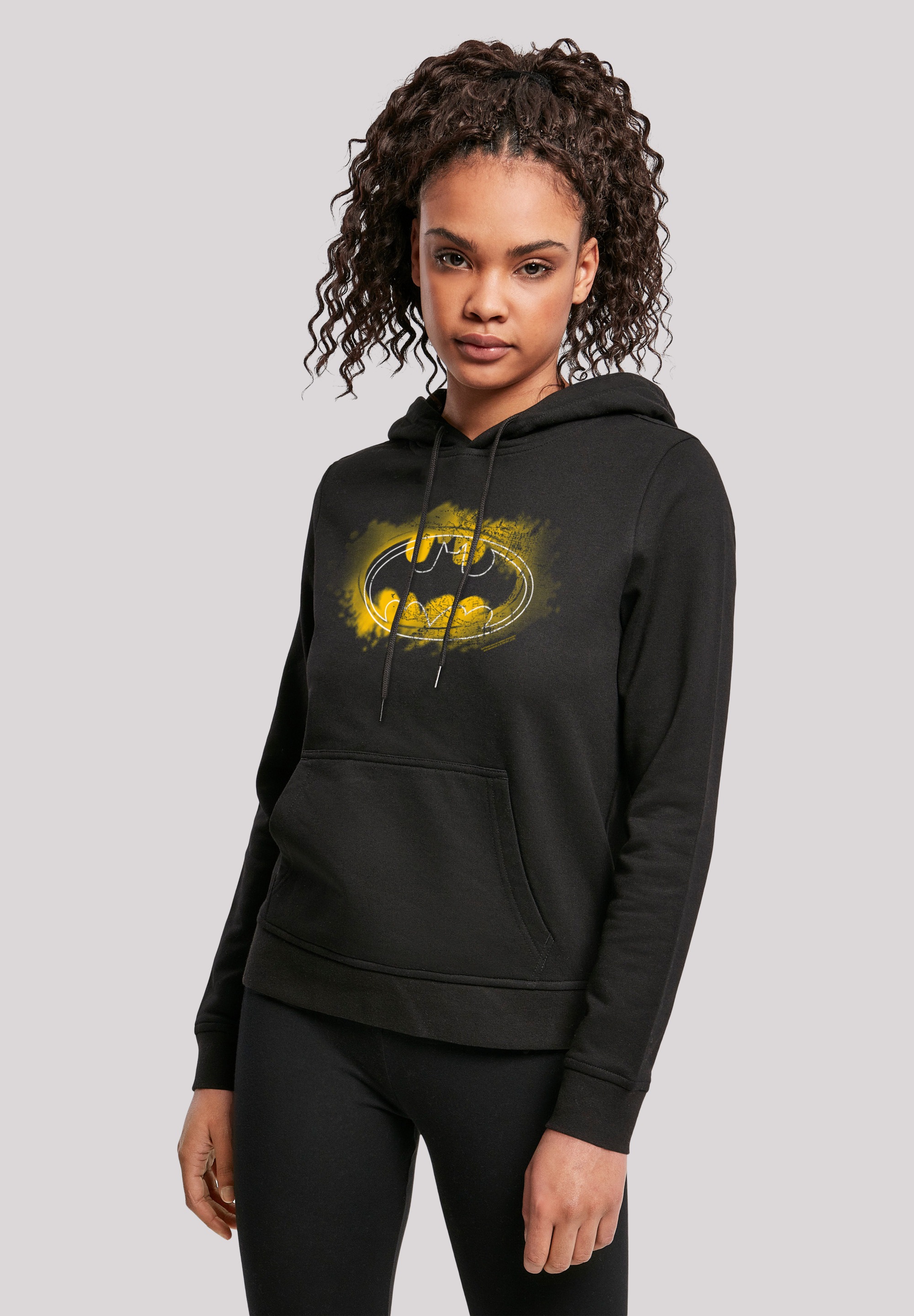 Kapuzenpullover »DC Comics Batman Superheld Spray Logo«, Print