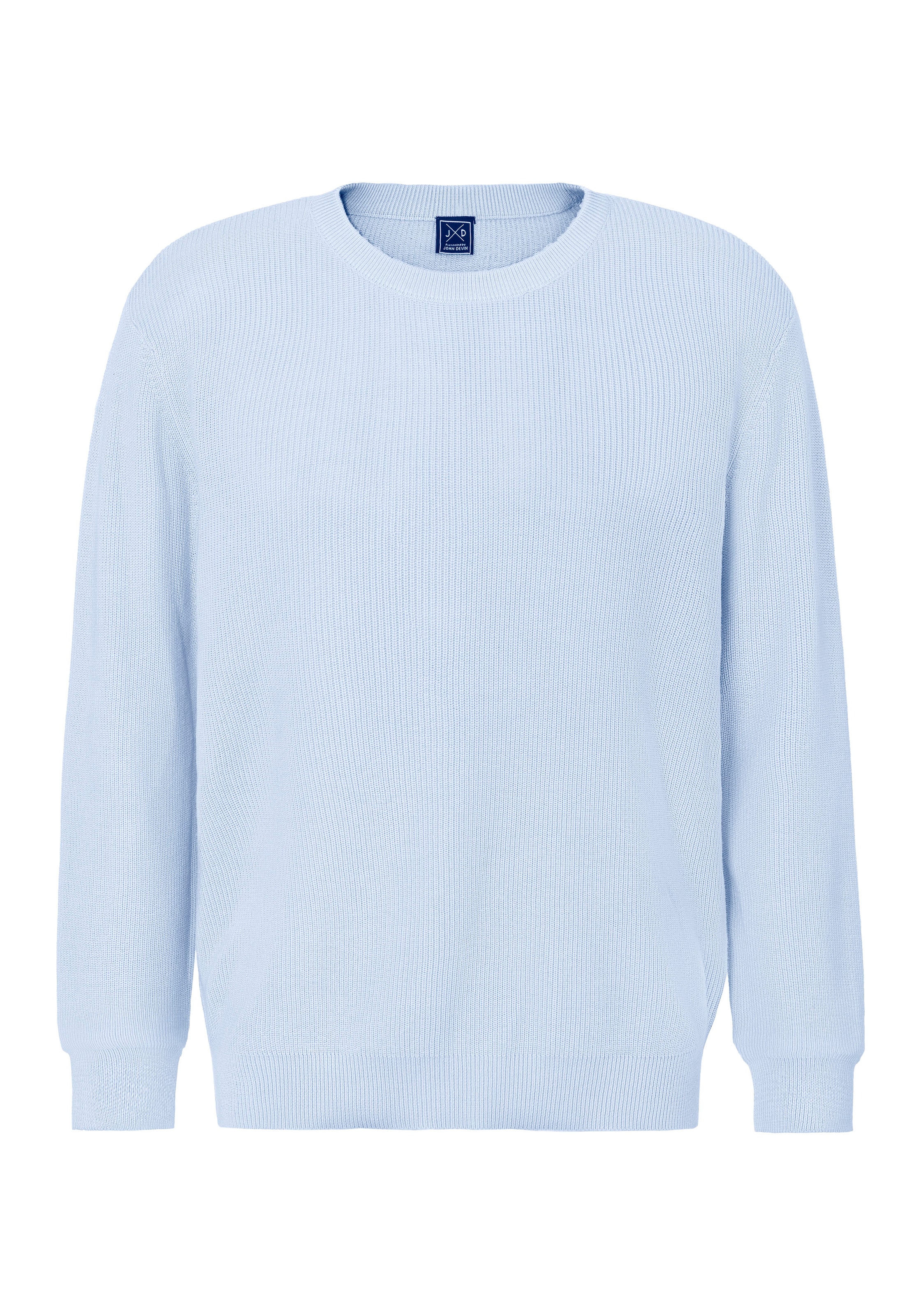John Devin Strickpullover, Pullover in modischen Farben aus Baumwollmischung