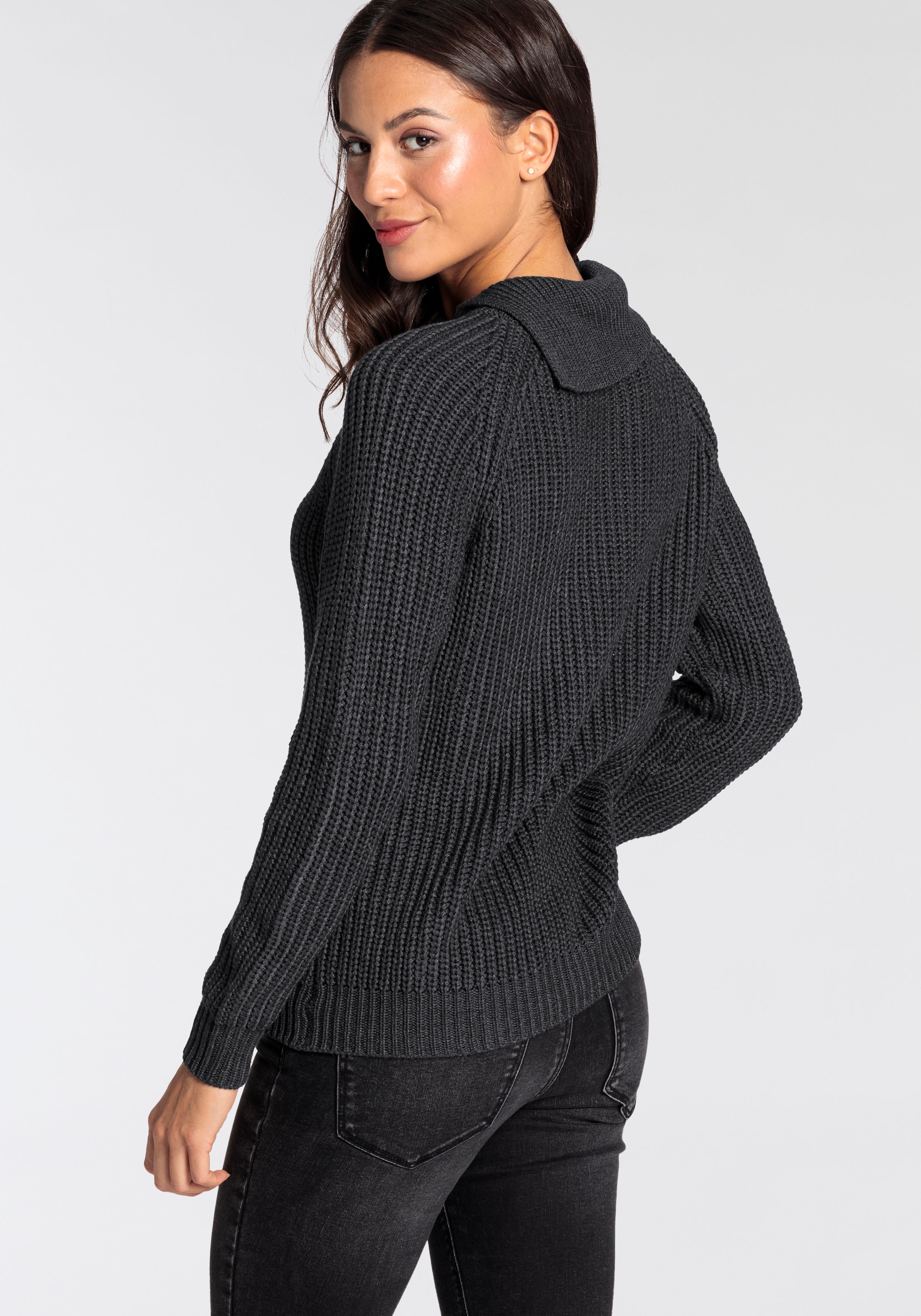 Laura Scott Strickpullover, mit elegantem Glitzerdetail