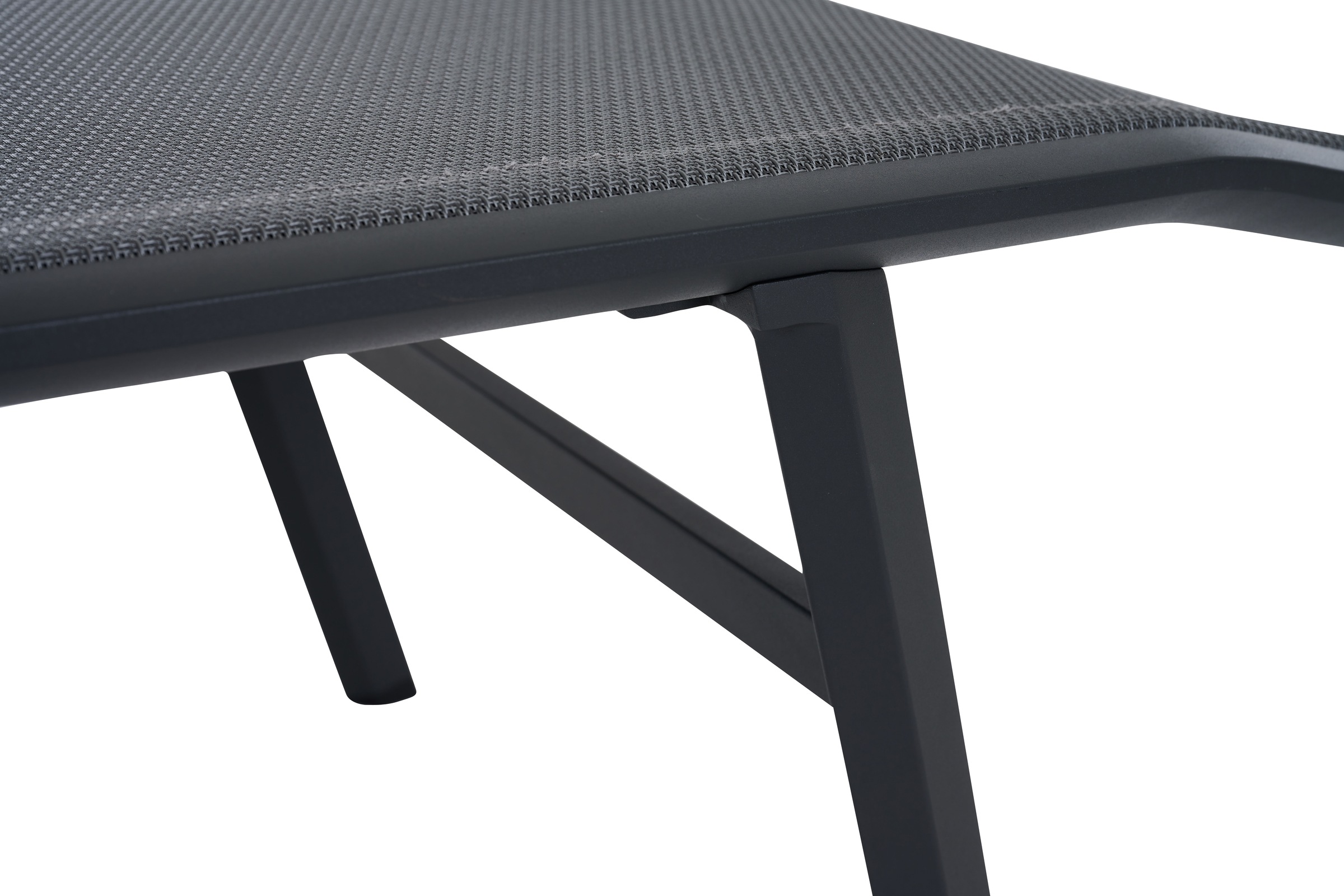 Siena Garden Gartenliege »TAURO« Gestell aus Aluminium, Ranotex® Bezug royal-grey, klappbar