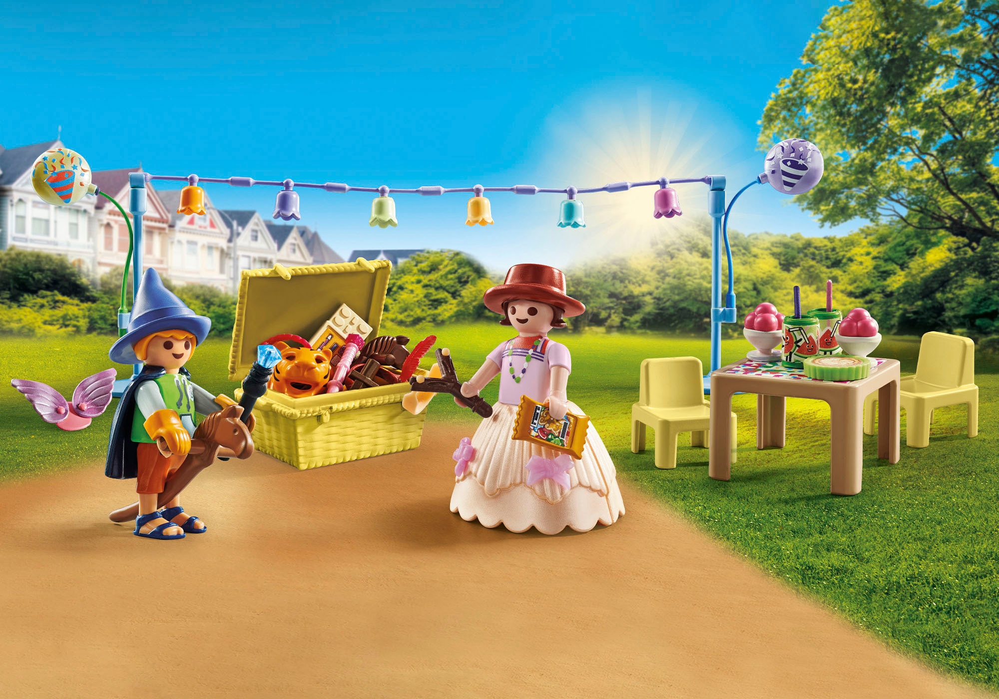 Playmobil® Konstruktions-Spielset »Kostümparty (71451), My City Life«, (64 St.), Made in Europe