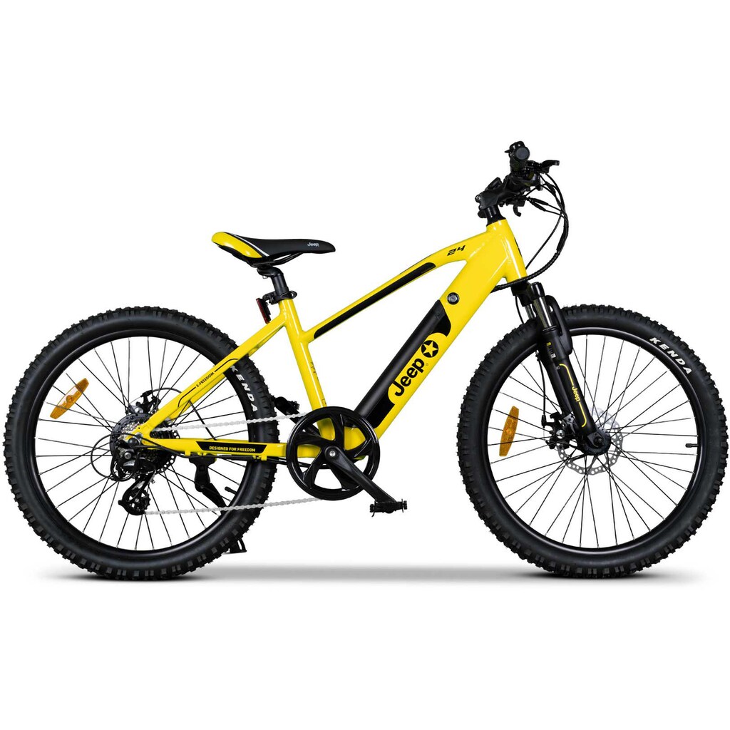 Jeep E-Bikes E-Bike »TR 7002«, 7 Gang, Heckmotor 250 W, (mit Akku-Ladegerät)