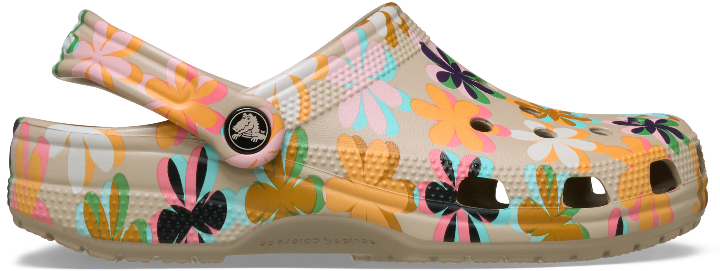 Crocs Clog »Classic Retro Summer Clog«  Sommerschuh, Gartenschuh, Urlaubsschuh mit Blütendruck