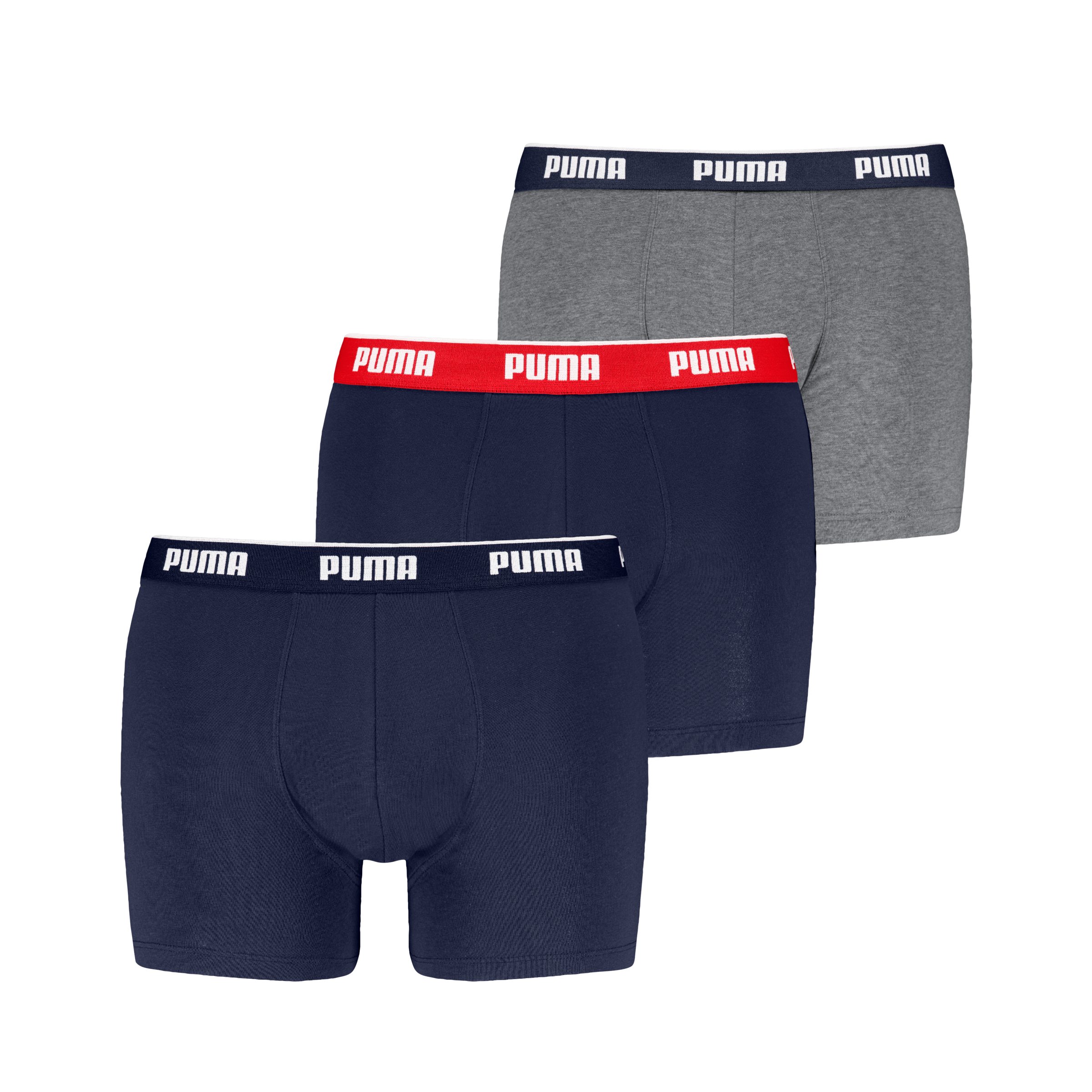 PUMA Boxershorts "PUMA MEN EVERYDAY BASIC BOXERS 3P", Komfortabler elastisc günstig online kaufen