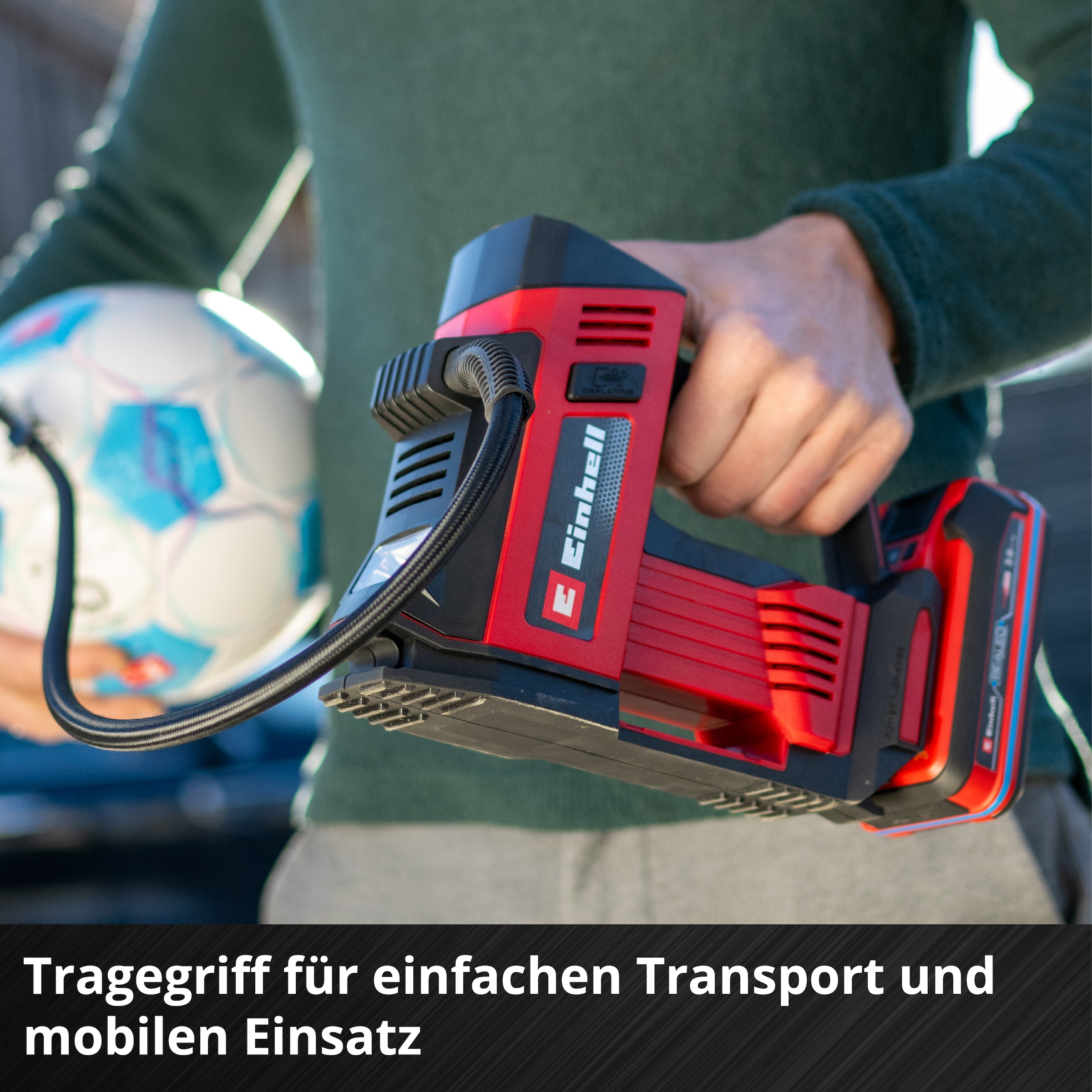 Einhell Akku-Handkompressor »CE-CC 18/23 D Li-Solo« ohne Akku, ohne Ladegerät