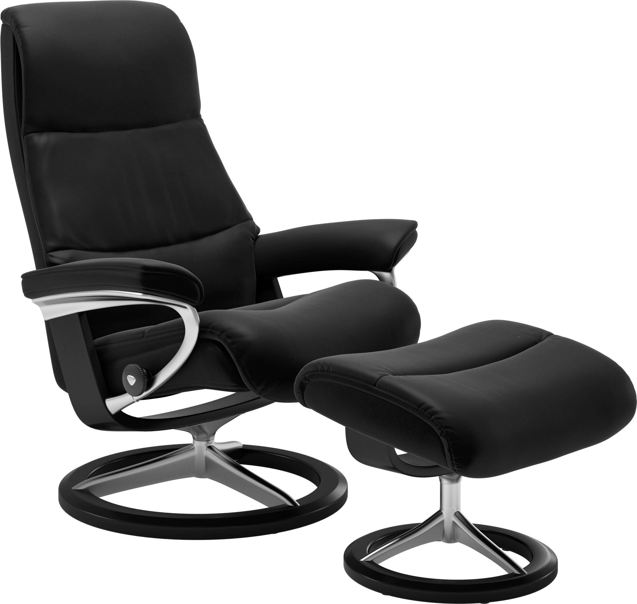 Stressless Relaxsessel "View" mit Signature Base, Größe S,Gestell Schwarz