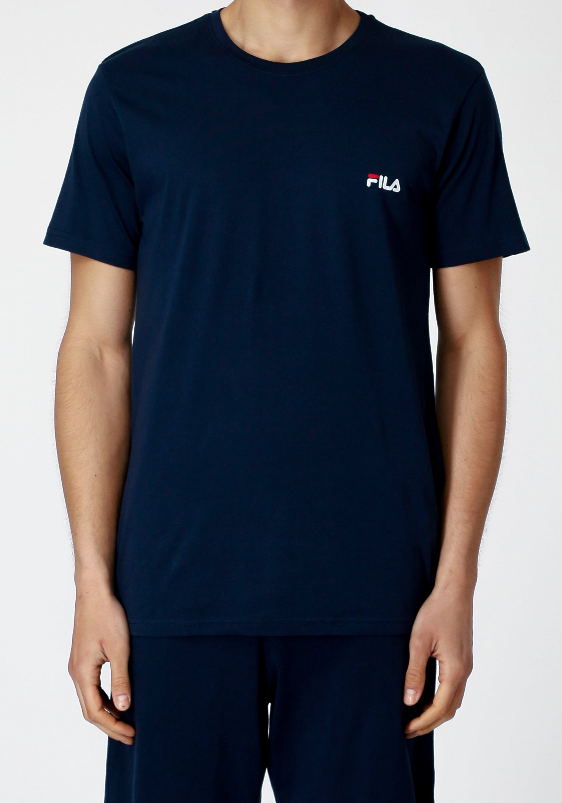 Fila Shorty »MAN JERSEY PYJAMAS«, (2 tlg.), Hose mit elastischem Logobund und Kurzarmshirt