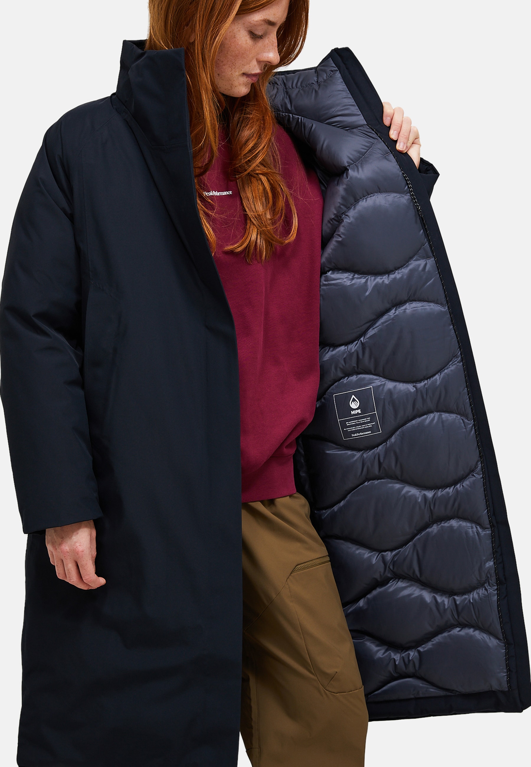 Peak Performance Daunenjacke »W Treeline Hipe® 2l Down Shell Parka« mit Kapuze
