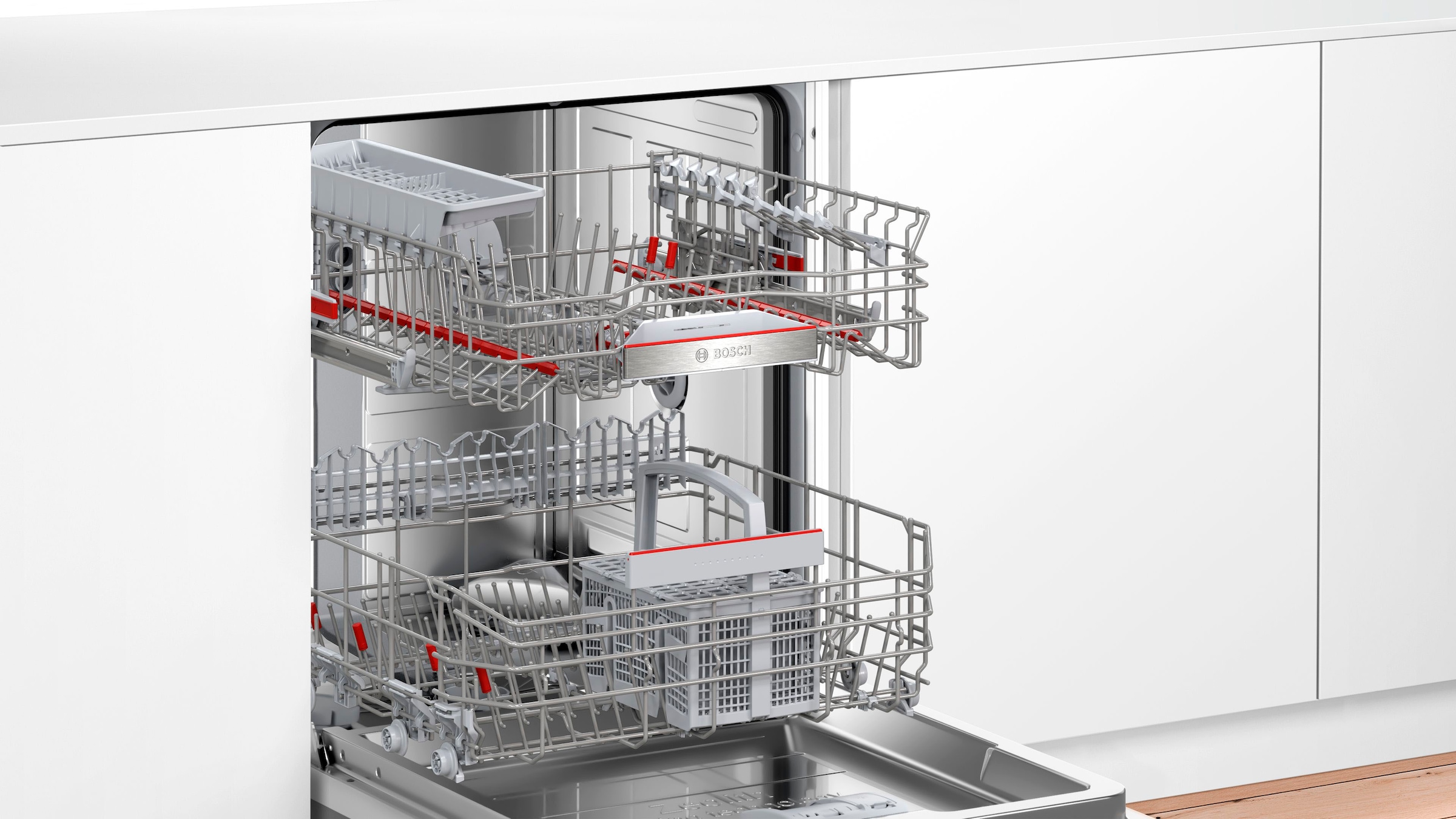 BOSCH vollintegrierbarer Geschirrspüler XXL, Serie 6 »SBV6YAX04E«, 13 Maßgedecke