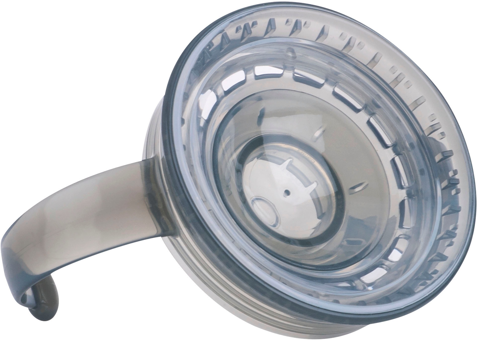 Nuby Kinderbecher »360° Trinklerntasse 240ml, grau«, mit Handgriffen