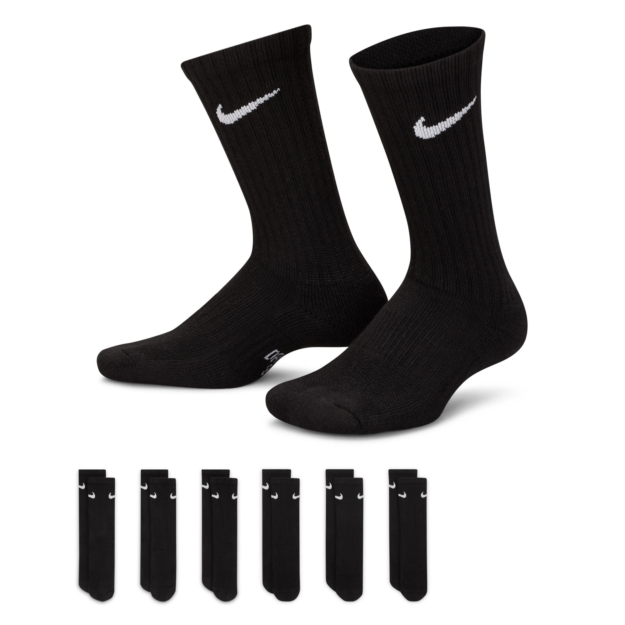 Nike Funktionssocken »Y NK EVERYDY CUSH CREW 6PR 108« Junior-Socken