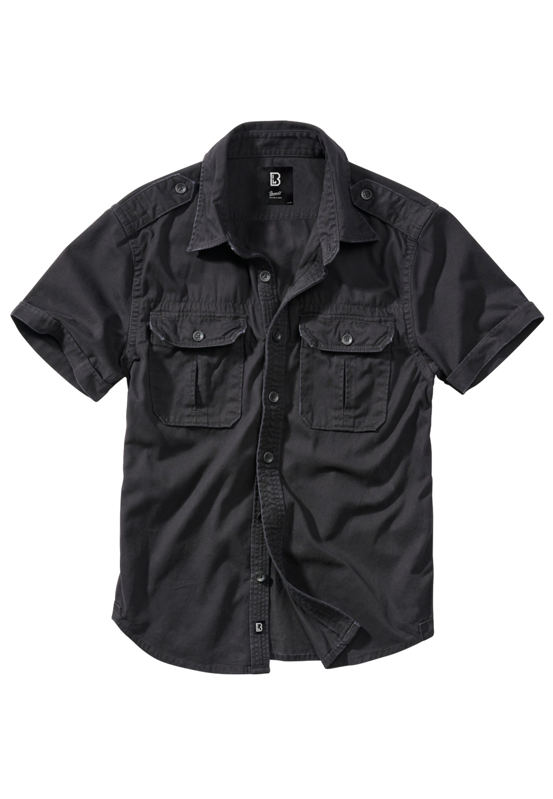 Brandit Kurzarmhemd "Brandit Herren Vintage Shirt shortsleeve" 1 Stk.