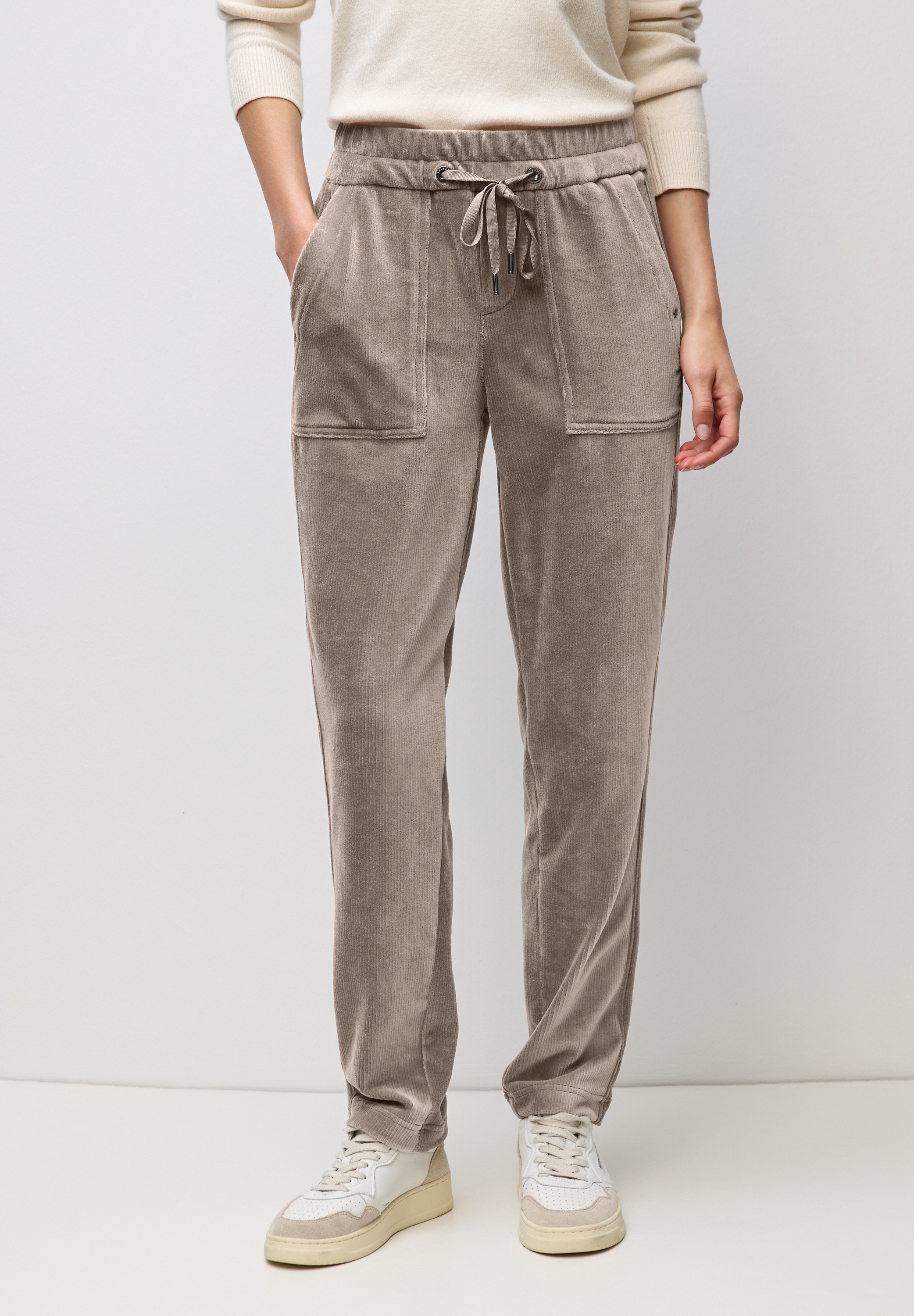 STREET ONE Stoffhose Elastikbund mit Tunnelzug günstig online kaufen