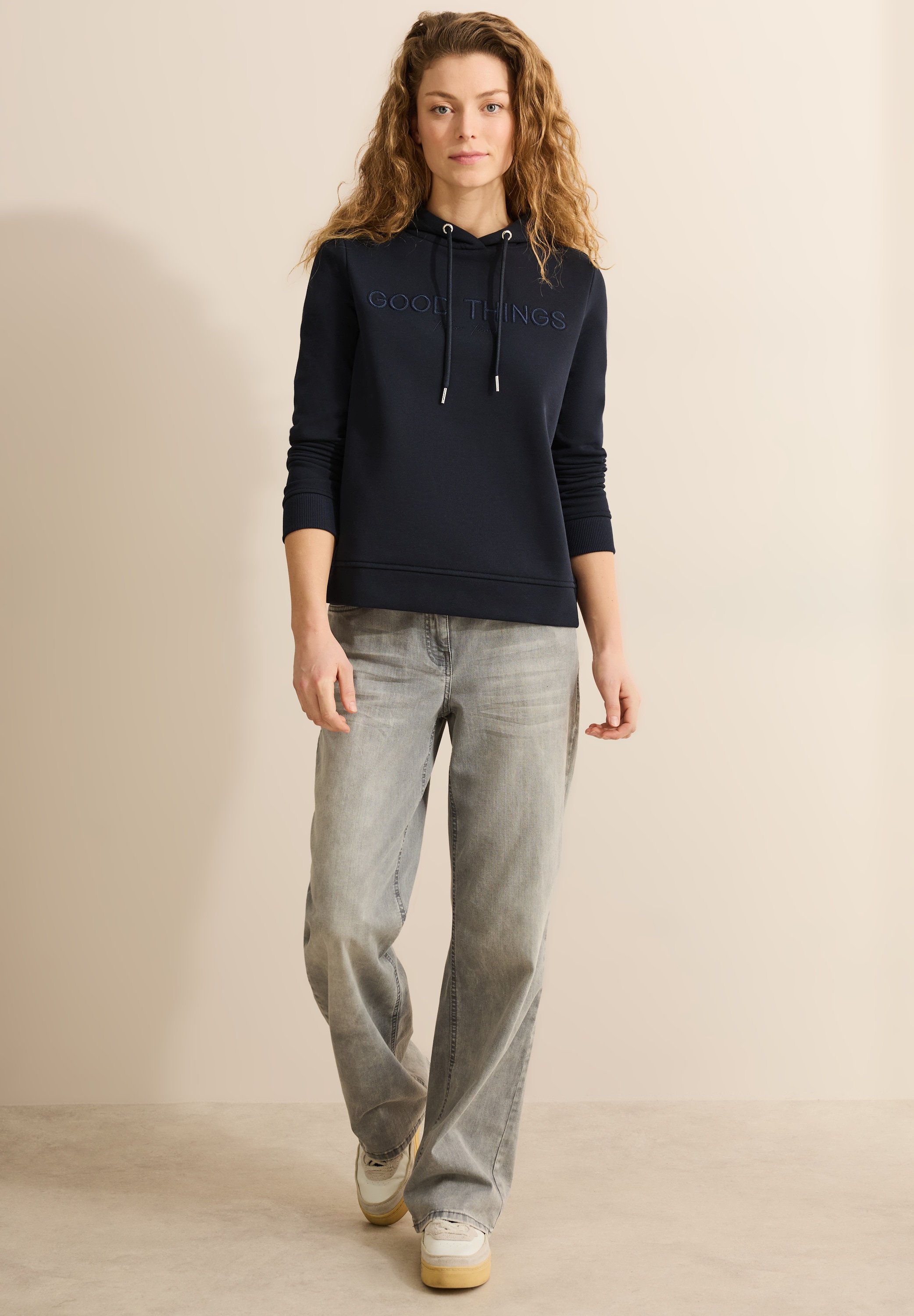 Cecil Sweatshirt, im soften Baumwoll-Mix