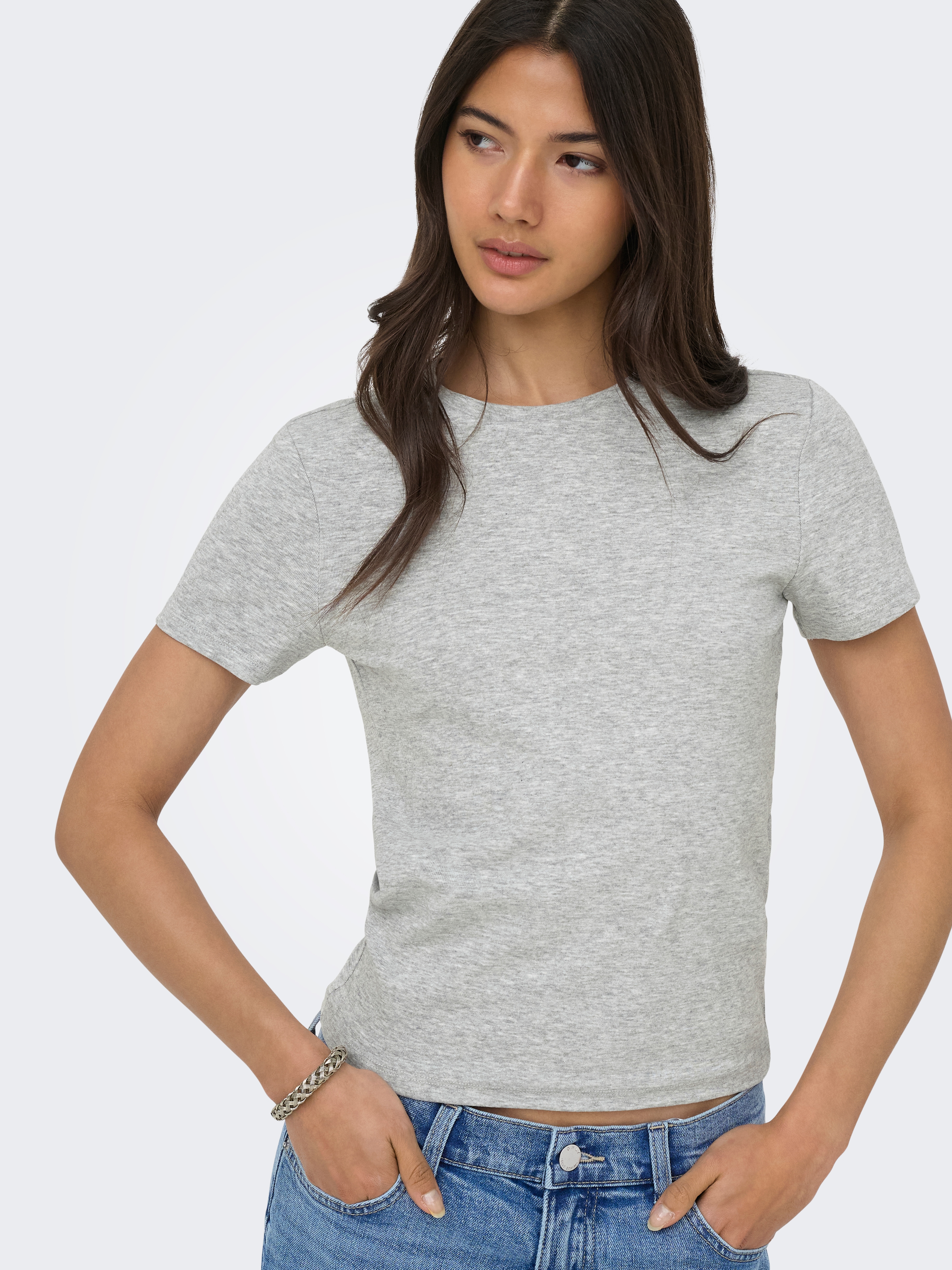 ONLY "ONLRILEY S/S TOPJRS" Baumwollmischung