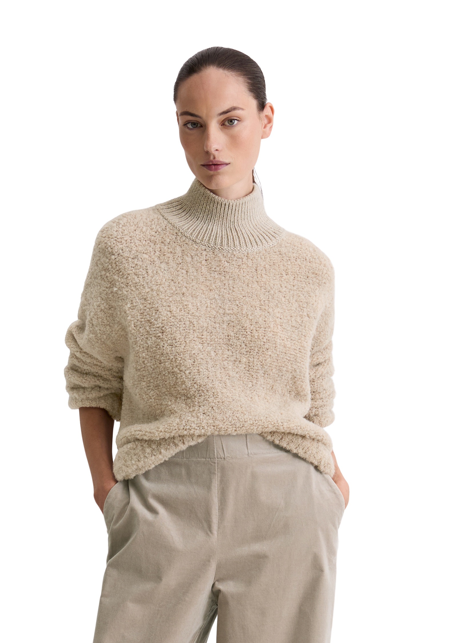 Marc OPolo Strickpullover "aus Schurwolle-Alpakawolle-Mix" günstig online kaufen