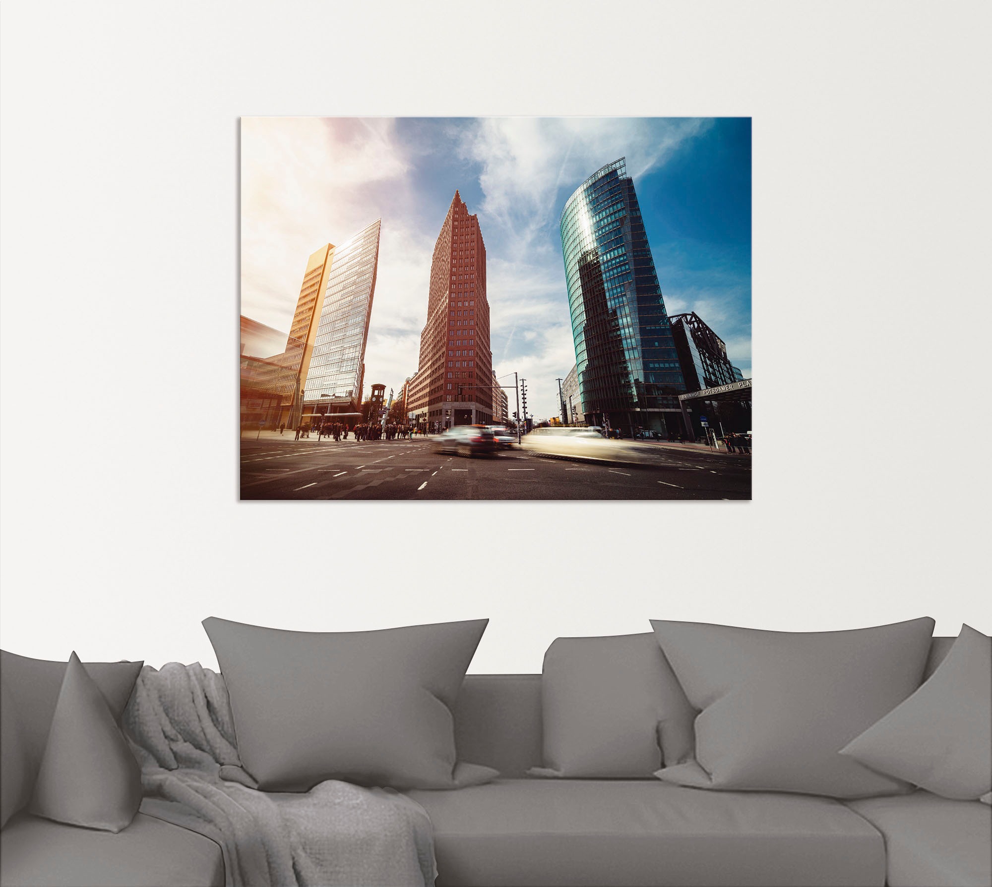 Artland Wandbild »Potsdamer Platz Berlin I«, Deutschland, (1 St.), als Alubild, Leinwandbild, Wandaufkleber oder Poster in versch. Größen