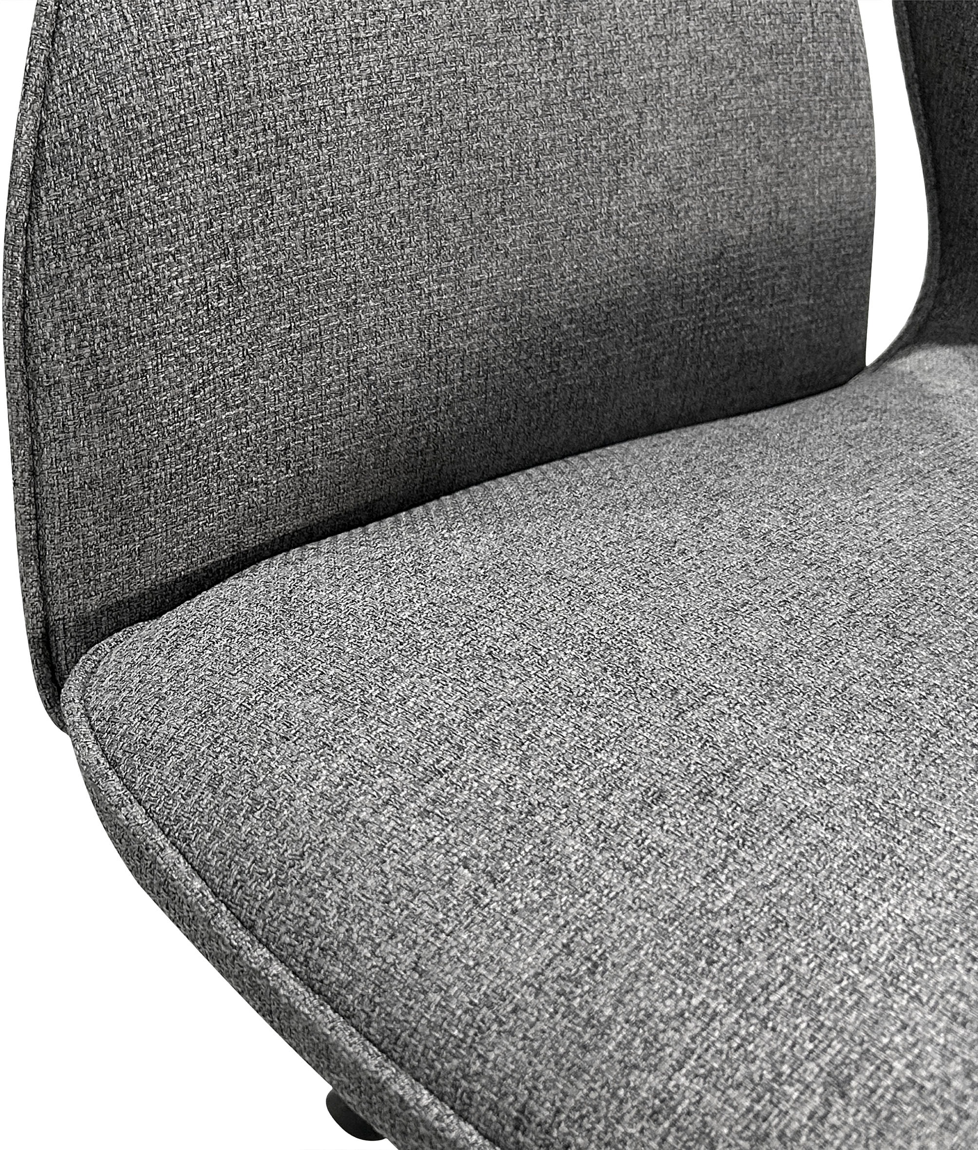 byLIVING Esszimmerstuhl »SEATTLE« (Set) 2 Stk.Webstoff in anthrazit, bis 110 kg, 360° drehbar, Schaumstoff