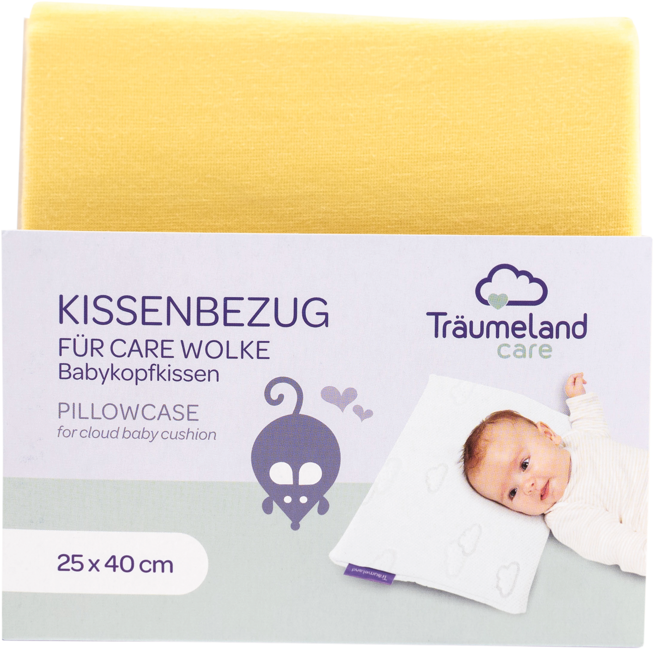 Träumeland Babykissen »Kissenbezug für WOLKE Babykopfkissen«