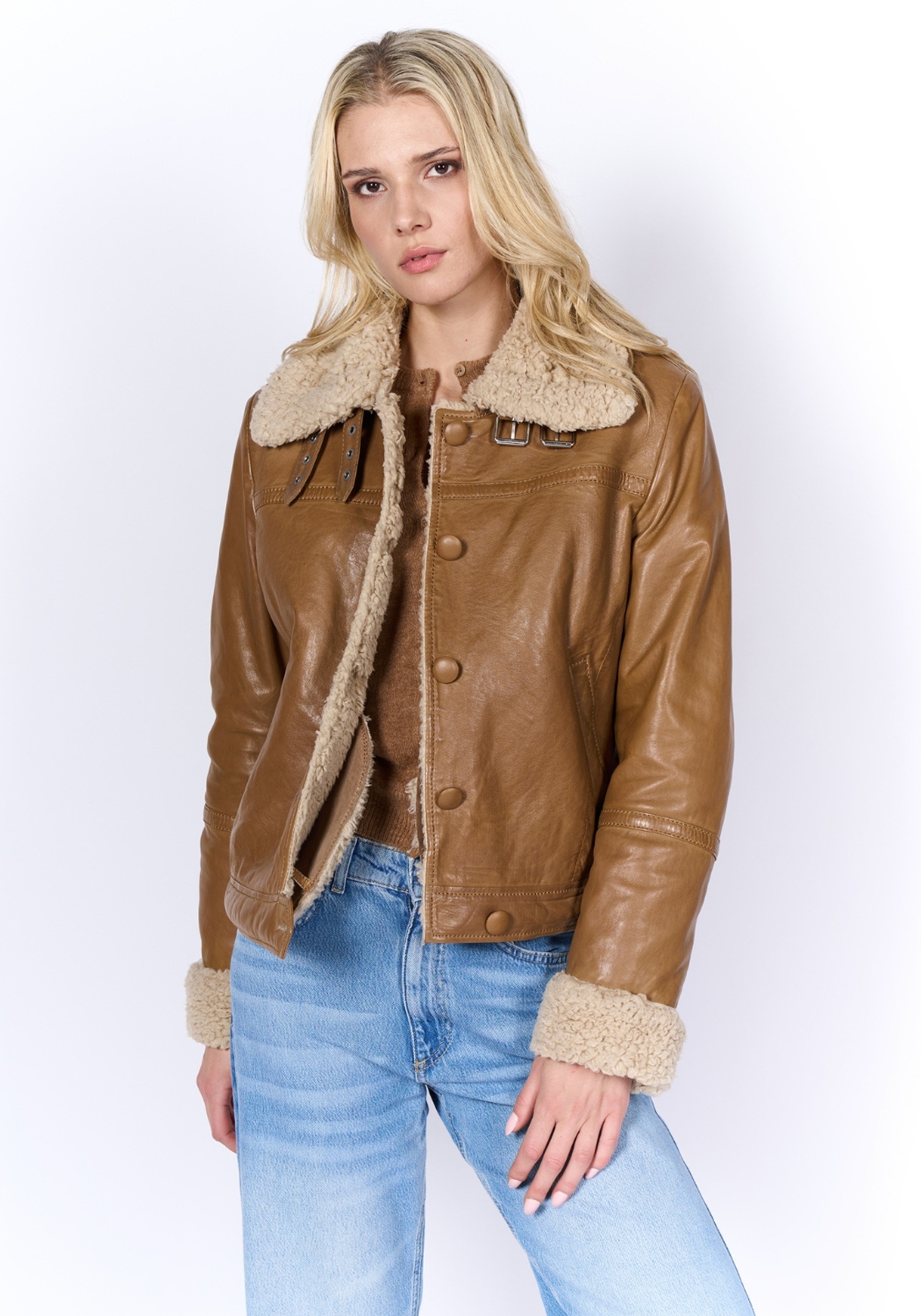 Thumbnail - Freaky Nation Lederjacke "Cozy Mood-FN"