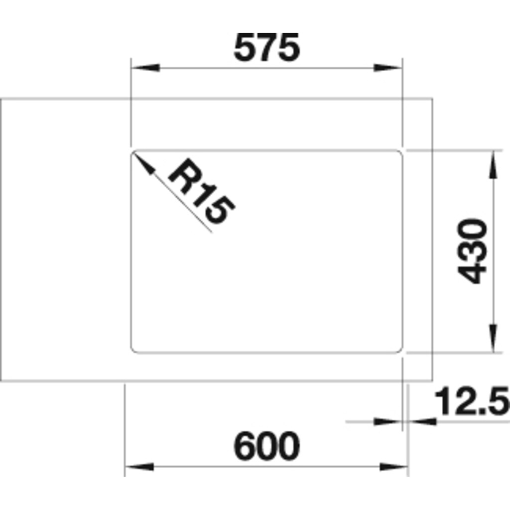 Blanco Küchenspüle »ANDANO 340/180-IF«