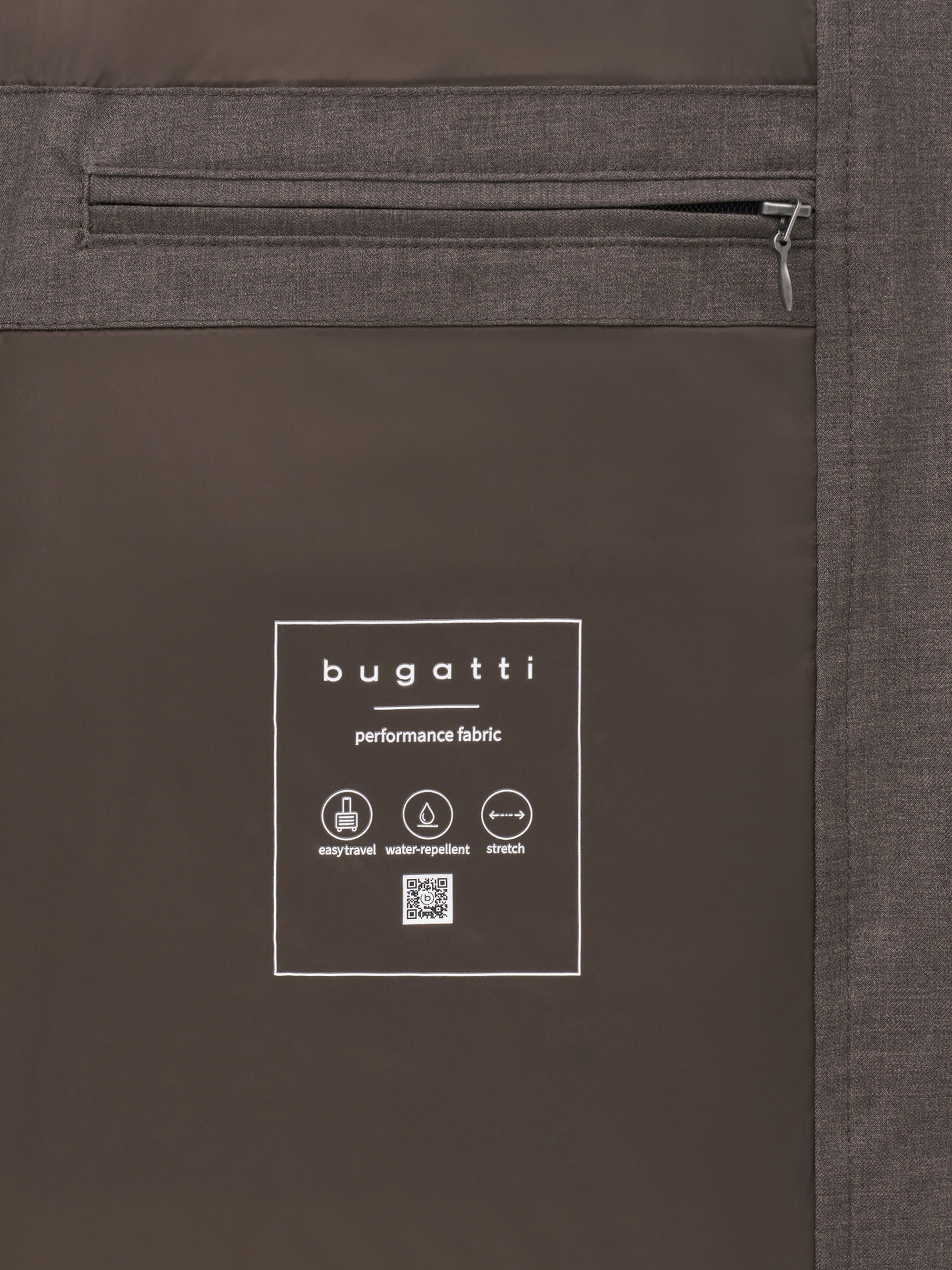 bugatti Parka »Regular Fit« mit Kapuze Regular Fit Membran Steppoptik Kapuze