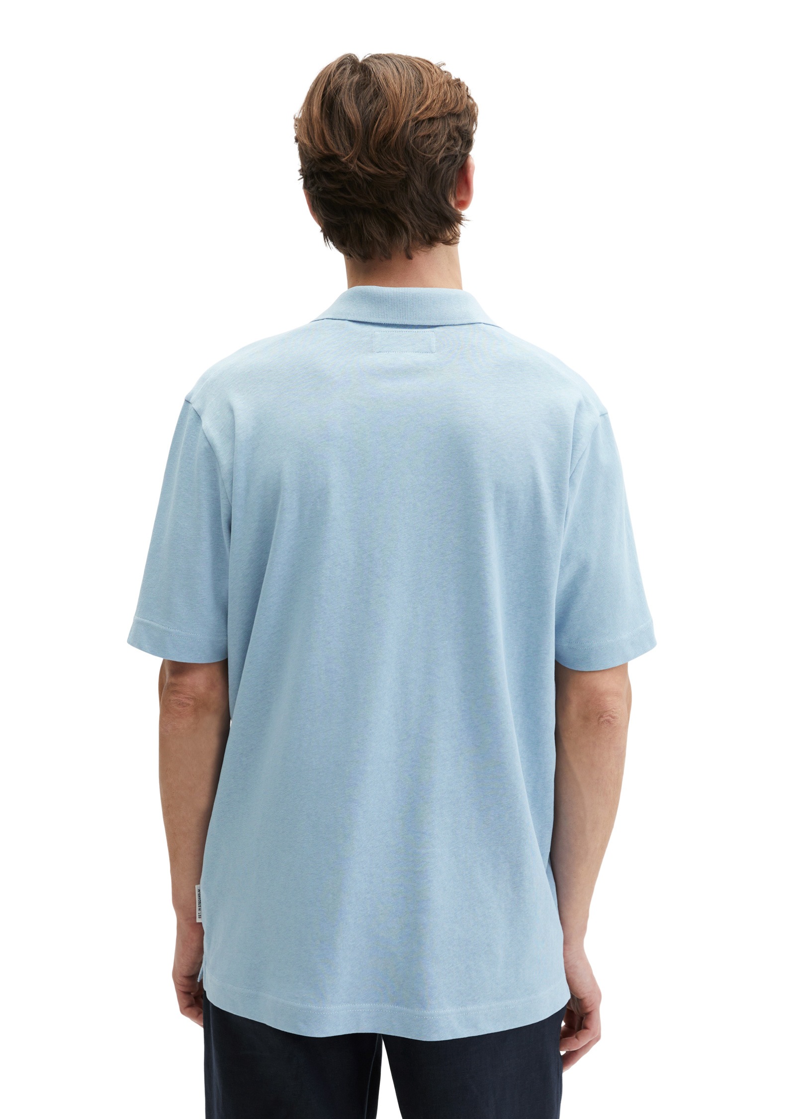 Marc O'Polo Poloshirt »aus Baumwoll-Leinen-Mix«