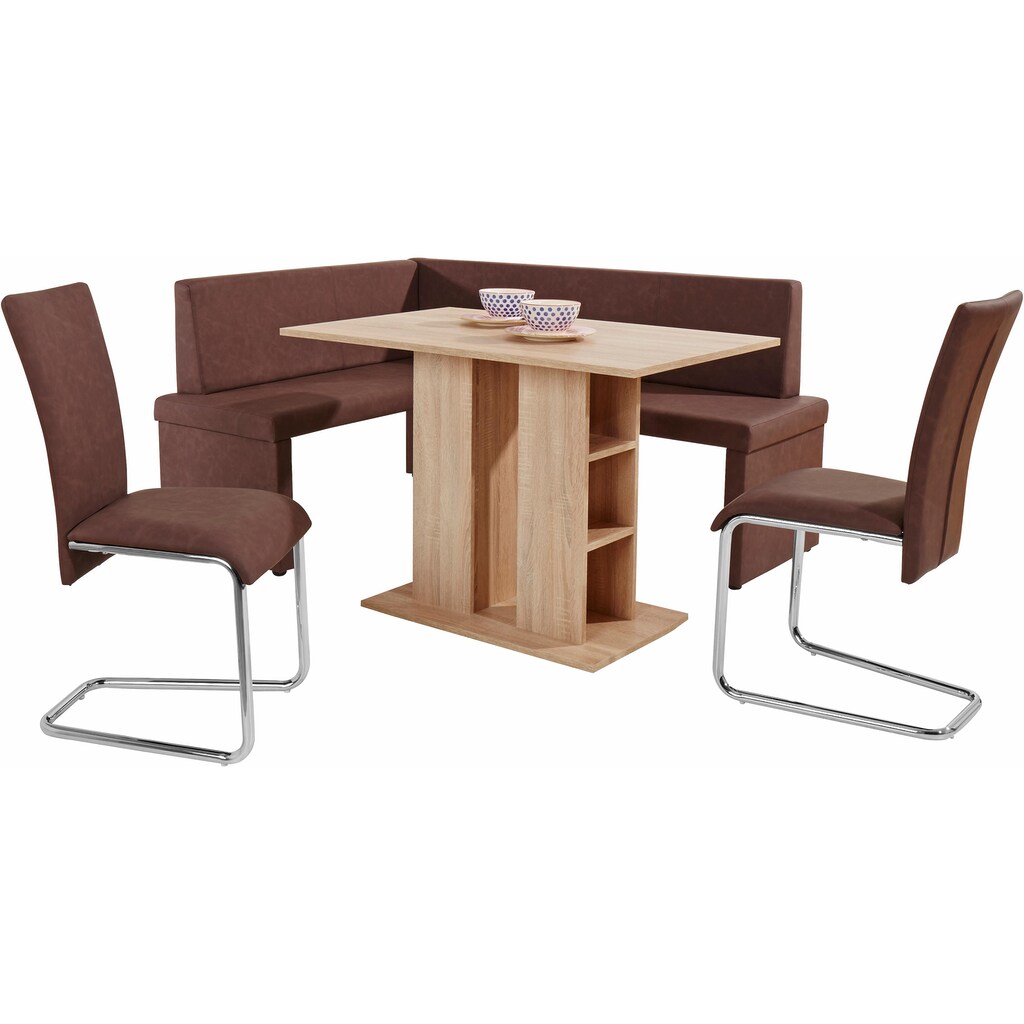 Homexperts Eckbankgruppe, (Set, 4 tlg.)