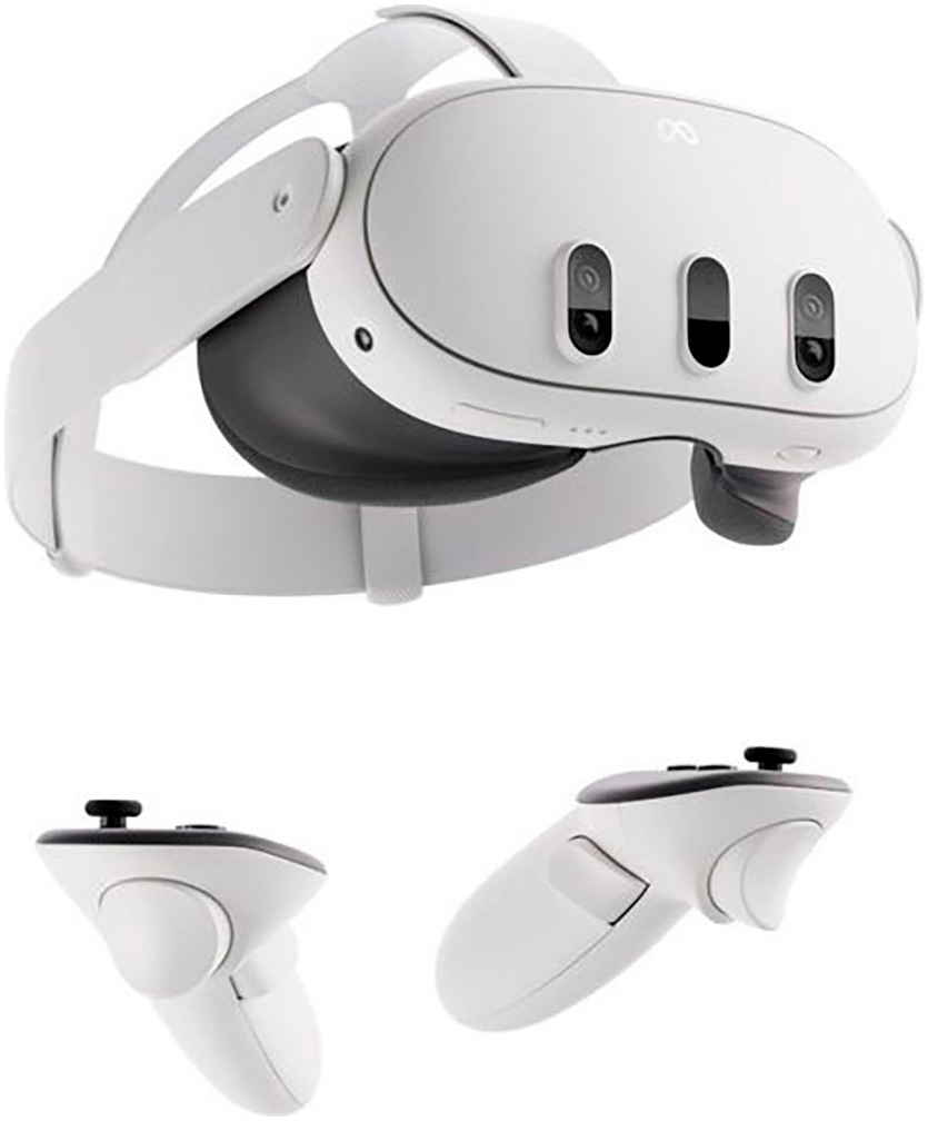 Meta Virtual-Reality-Brille »Quest 3 128 GB + Tragetasche«