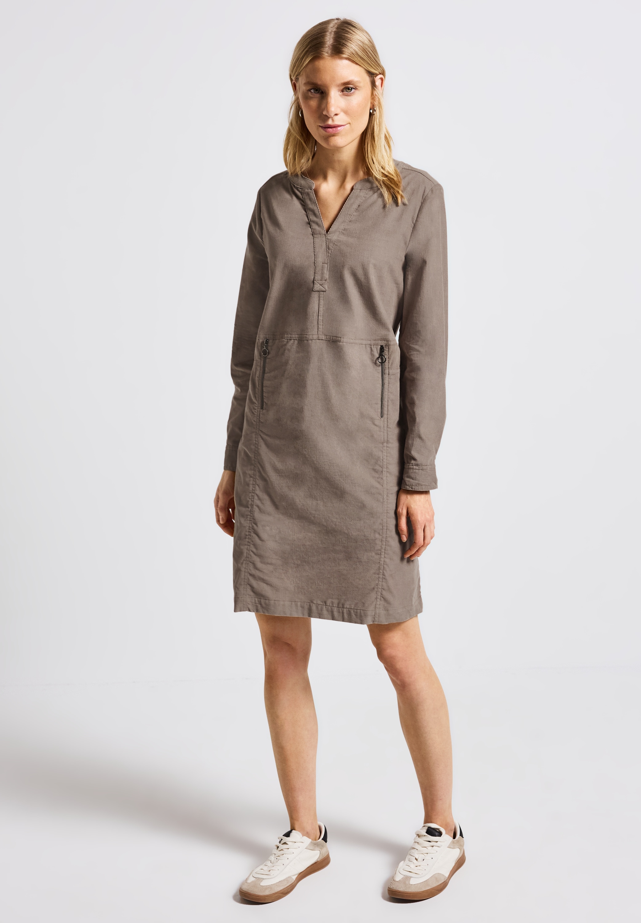 STREET ONE Sommerkleid, in Unifarbe günstig online kaufen