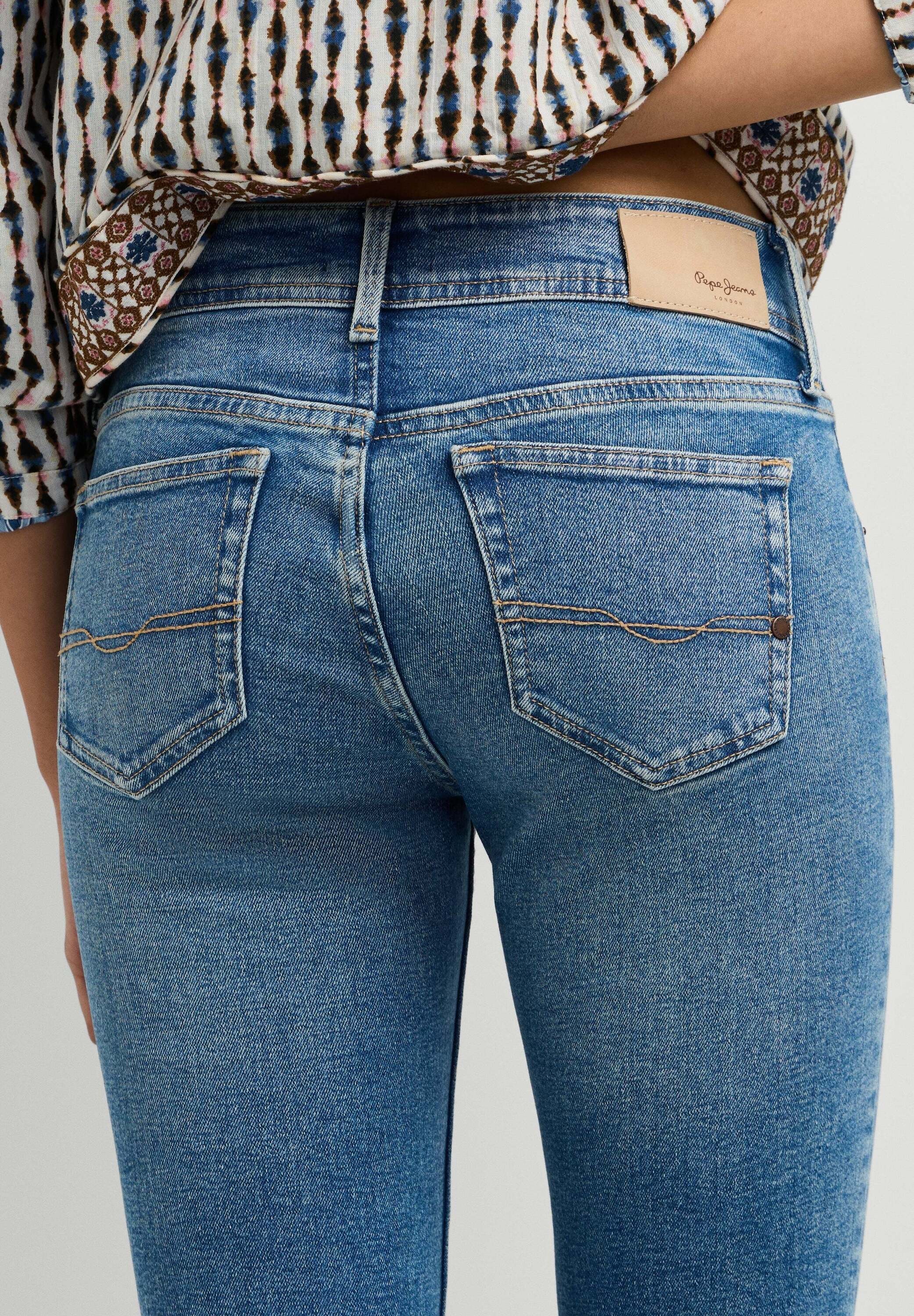 Pepe Jeans Slim-fit-Jeans »straight leg jeans FLARE LW PIMLICO«