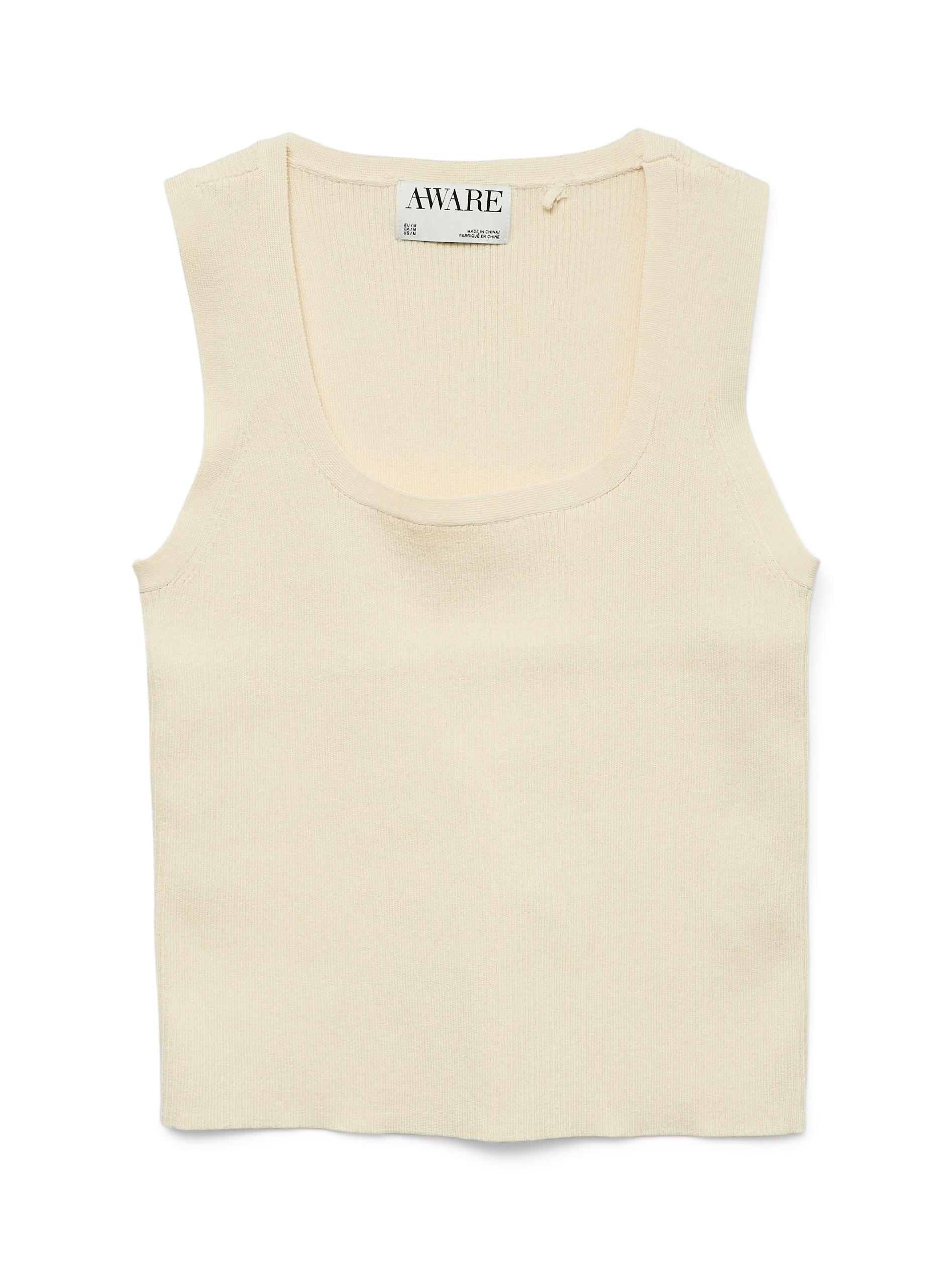 Vero Moda Stricktop »VMPOPPY SL SQUARE NECK TOP VMA NOOS«
