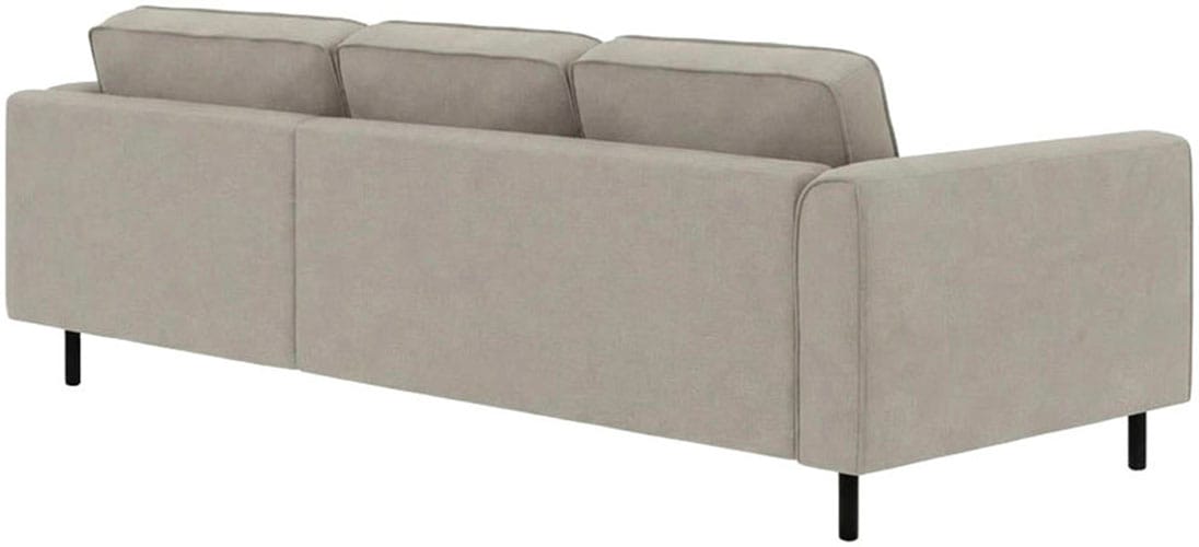 Home affaire Ecksofa »Booster II, whlw. mit Schlaffunktion & Bettkasten, Fuß schwarz« Recamiere beidseitig montierbar,L-Form, in Cord & Struktur LEO o. LINO