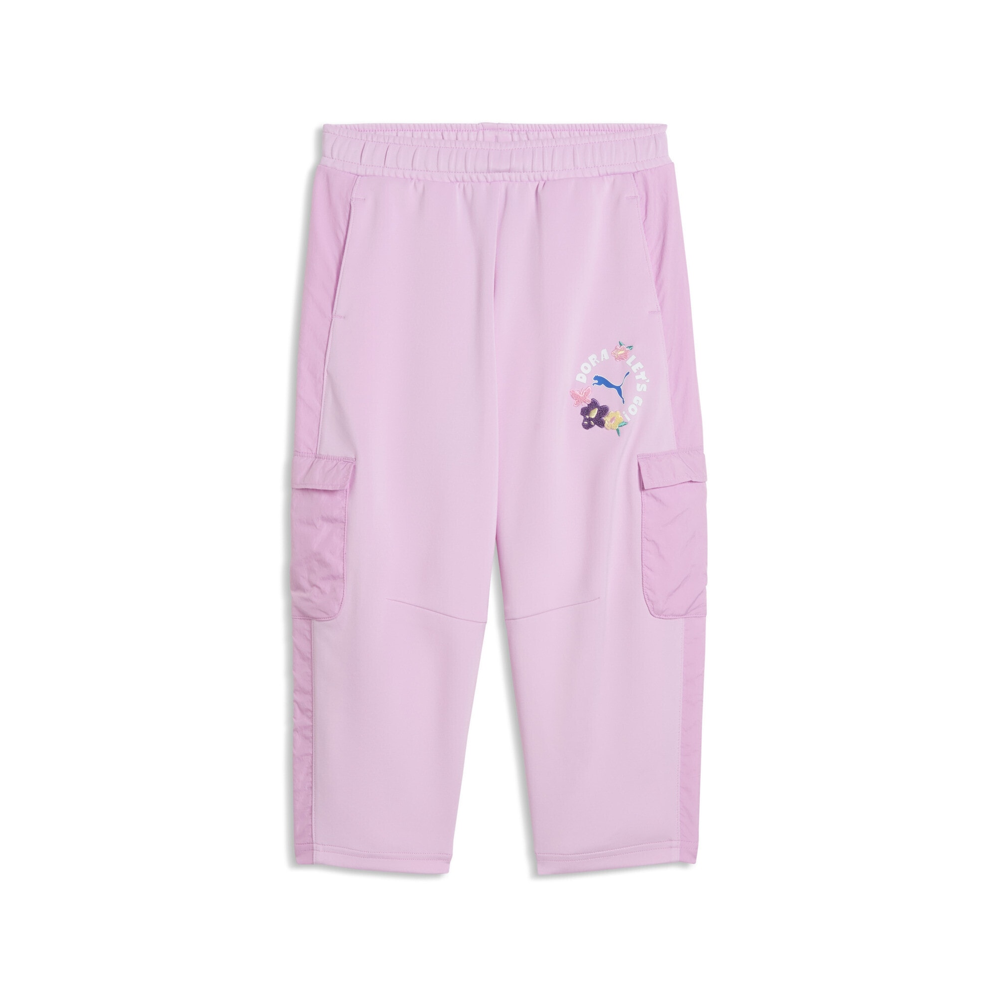 PUMA Sporthose "PUMA x DORA THE EXPLORER T7 Relaxed Barrel-Hose. Mädchen"