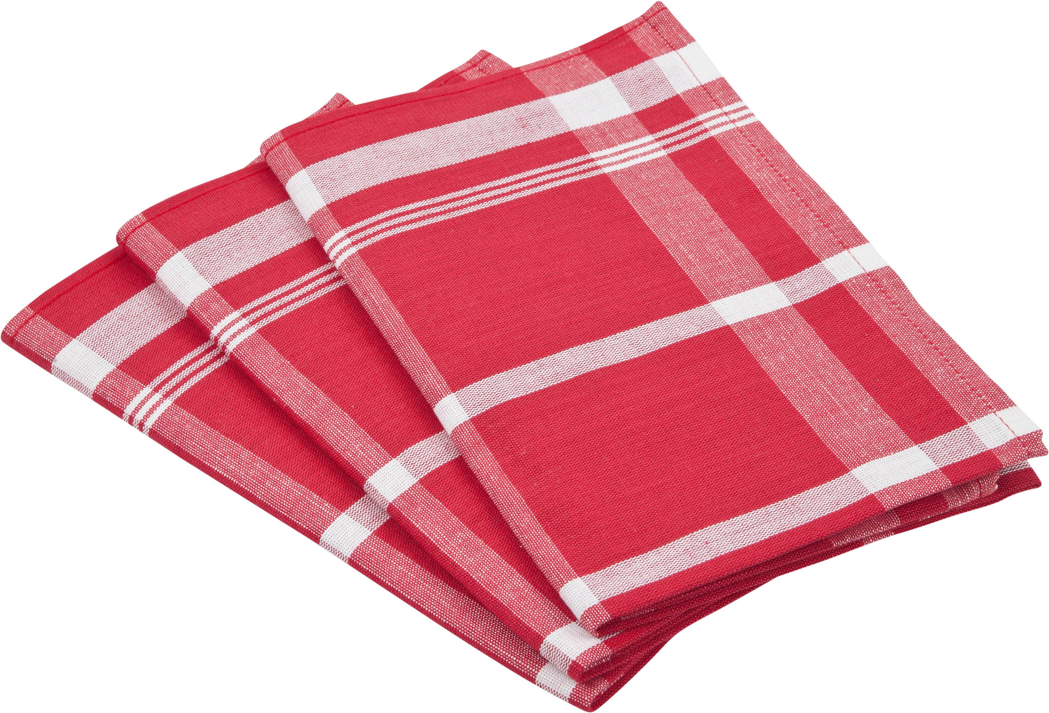 ROSS "Exclusiv" Blockkaro, 50% Baumwolle, 50% Leinen, 50x70 cm